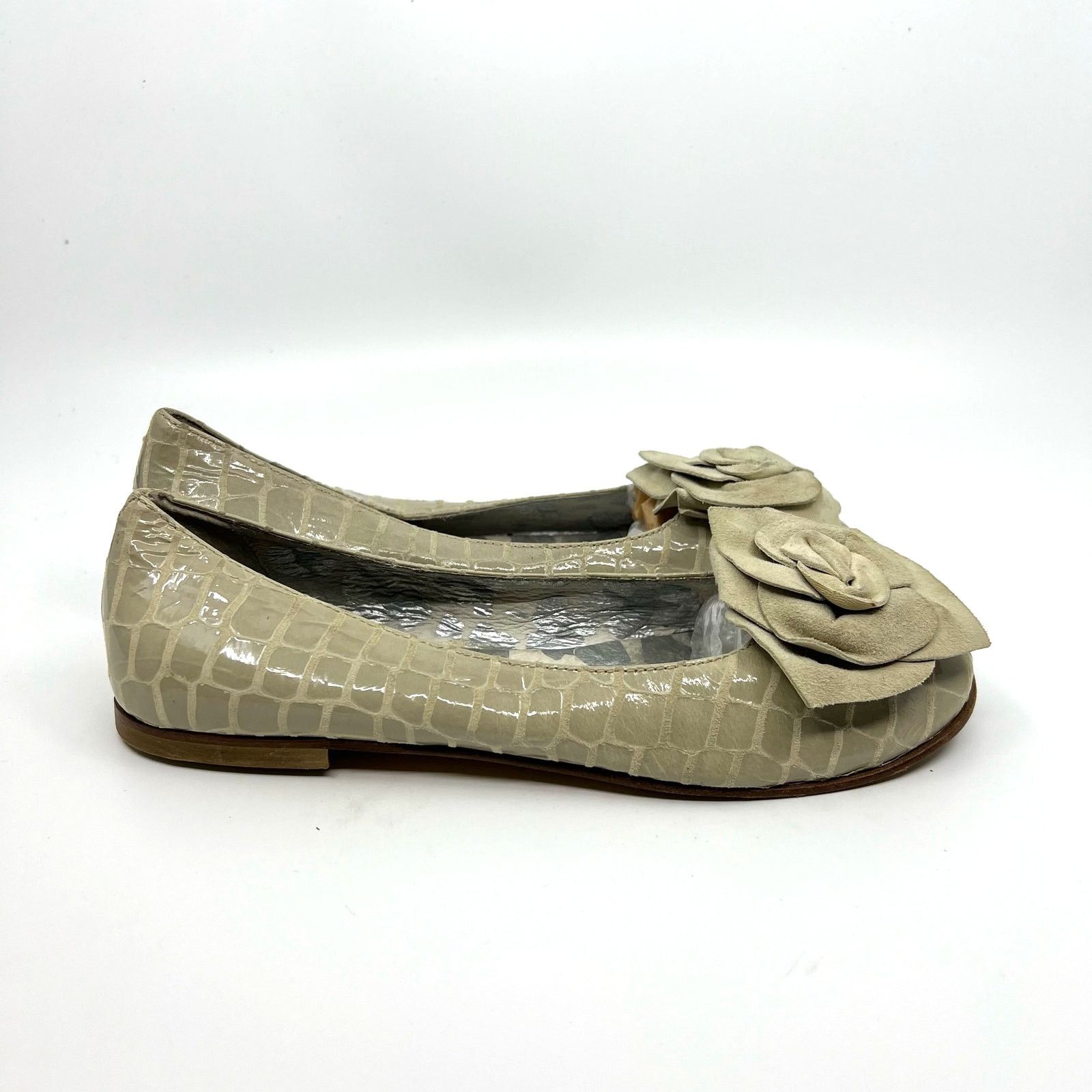 Roberto Cavalli Roberto Cavalli Angels Crocodile Flats Women's 6 US Size US 6 / IT 36 - 3 Thumbnail