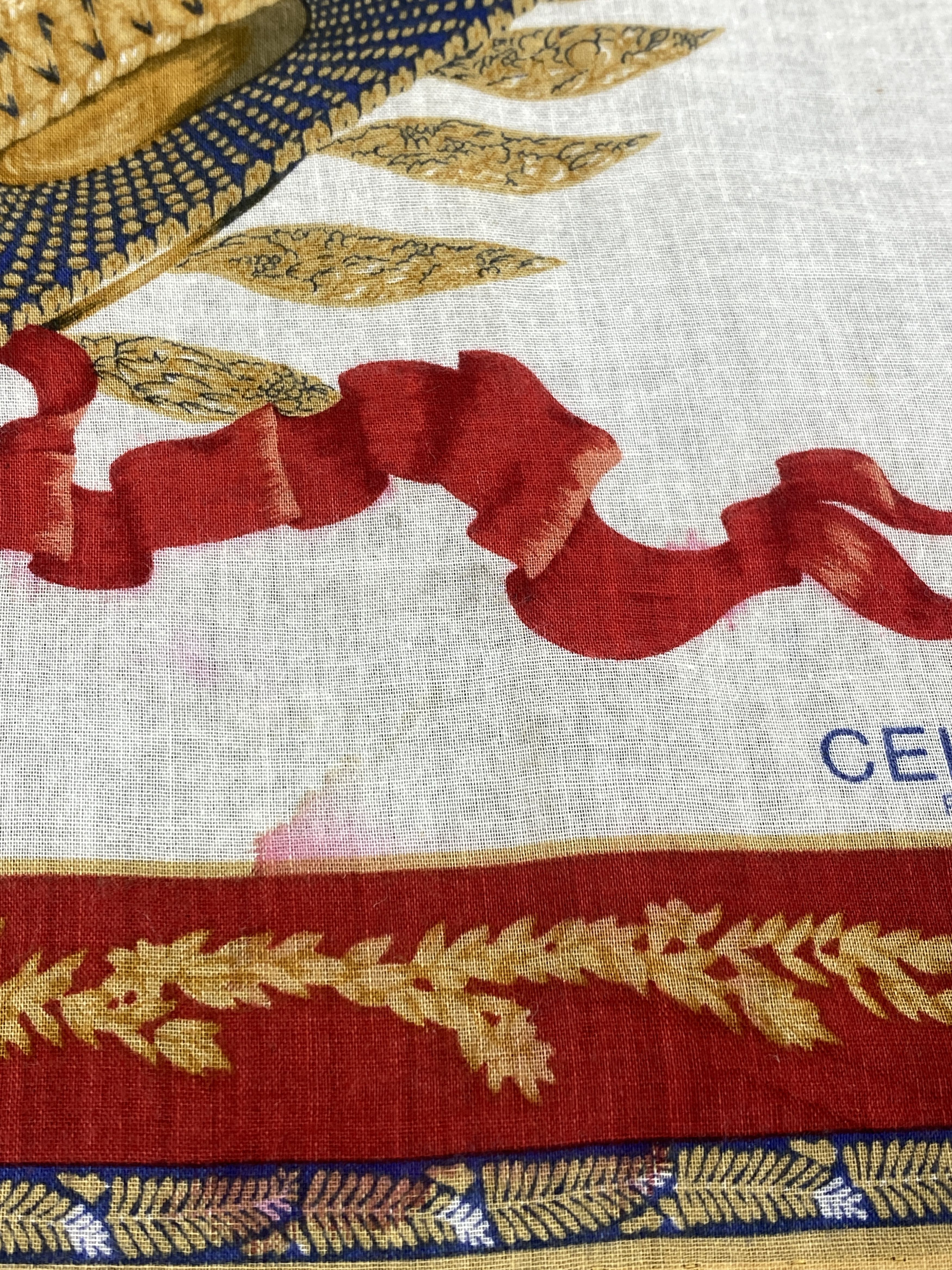 Celine Vintage Celine HandkerchIef / Neckerchief KT0302 Size ONE SIZE - 7 Thumbnail