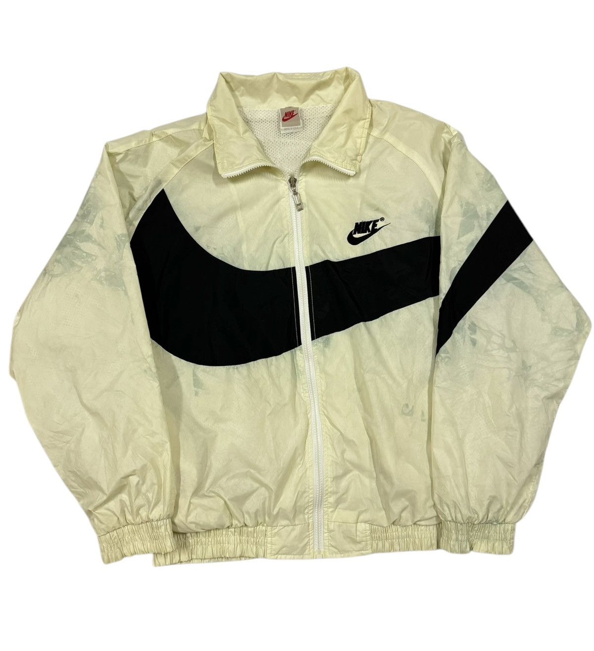 Nike × Vintage Vtg🔥90’s Nike Big Swoosh Windbreaker Jacket Size US L / EU 52-54 / 3 - 3 Thumbnail