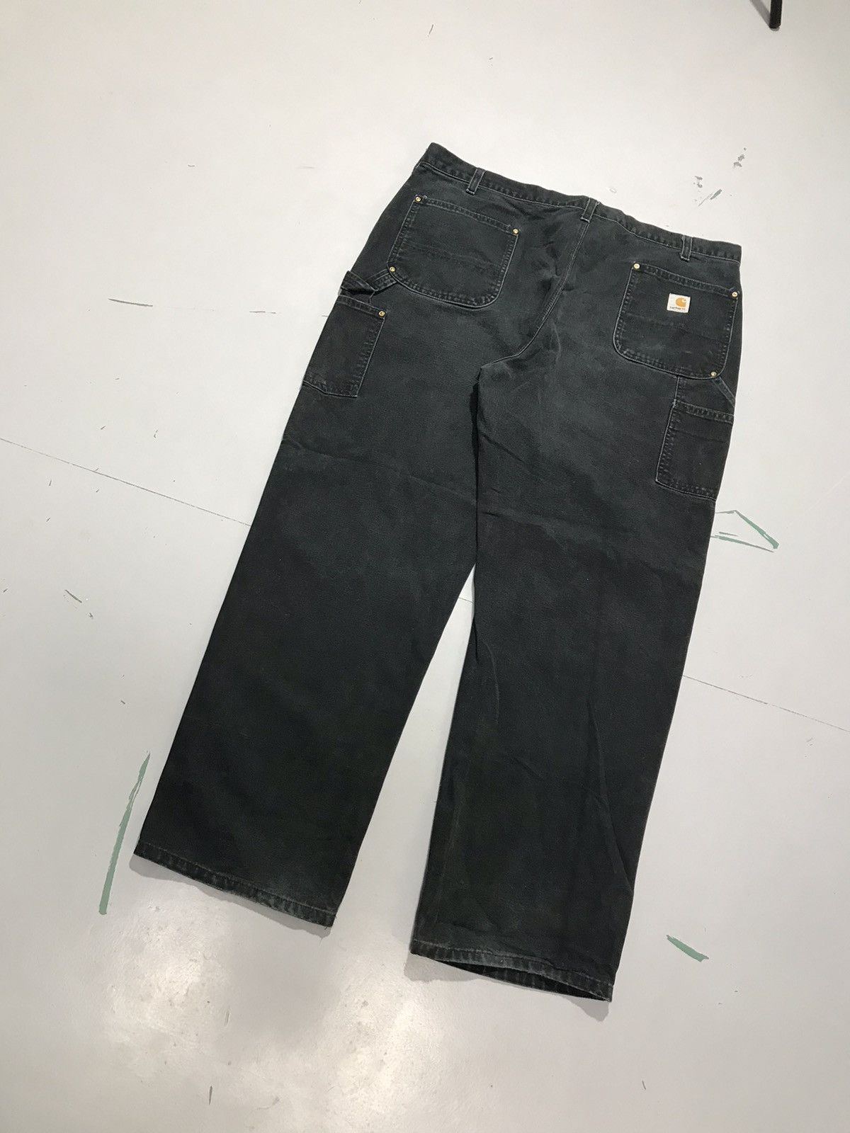 Carhartt Vintage Carhartt B01 BLK double knee workwear denim Size US 42 / EU 58 - 7 Thumbnail