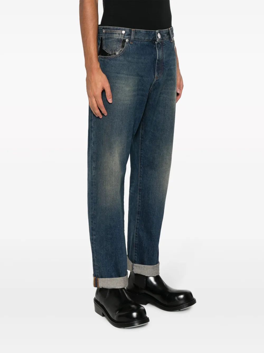 Balmain o1y0426 Denim Pant in Blue Size US 30 / EU 46 - 3 Thumbnail