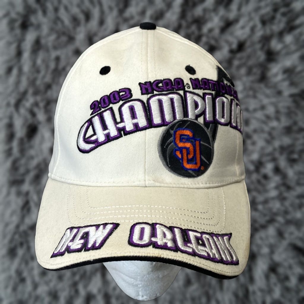 New Era VINTAGE New Era Syracuse University hat Baseball Cap Adjustable Final Four 2003 White Cotton Blend M/L Men Boys Size ONE SIZE - 1 Thumbnail