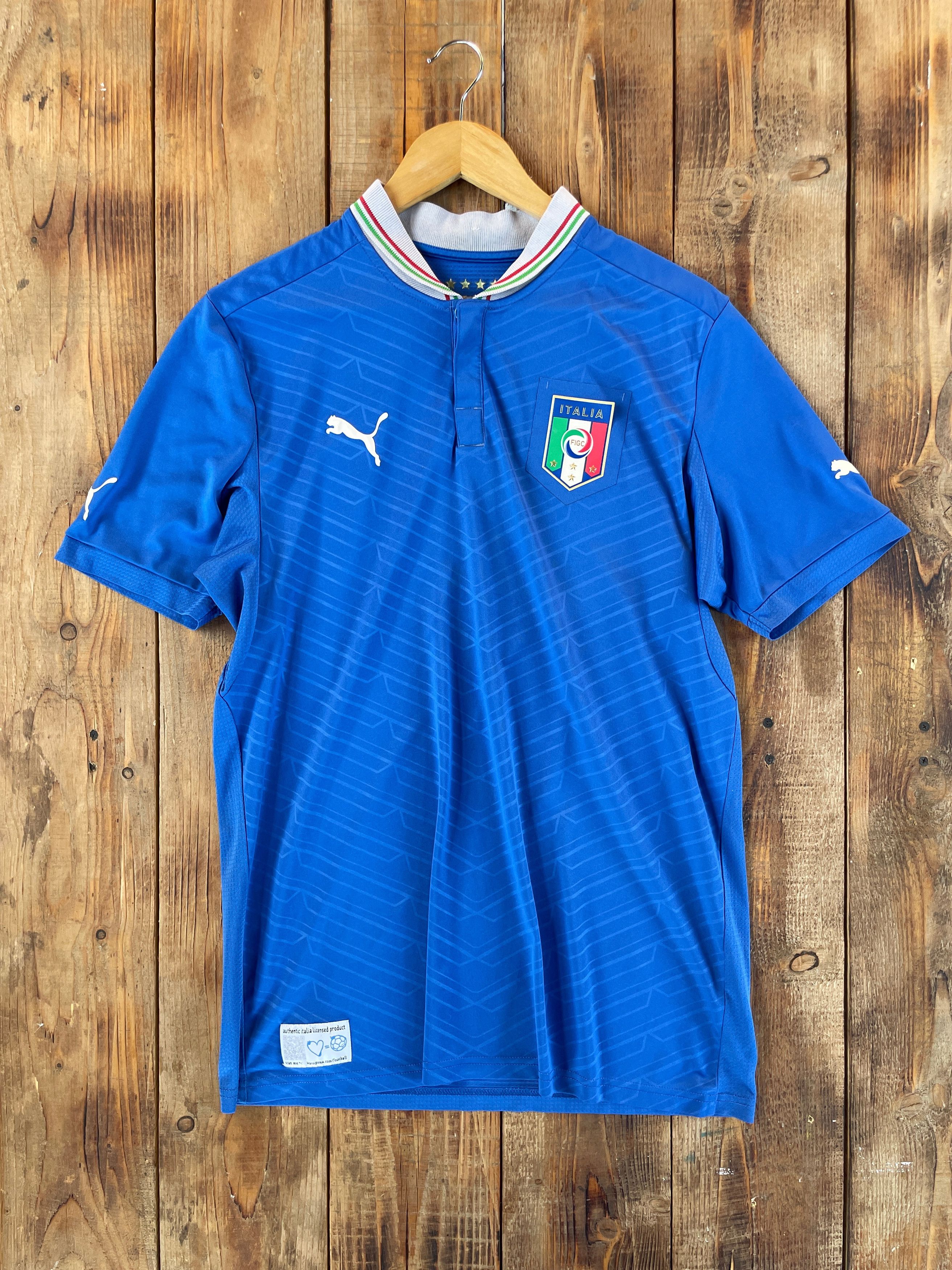 Puma × Versace Italy x Versace Blue Jersey | Grailed