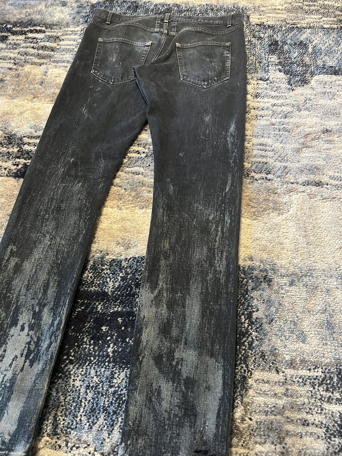 Saint Laurent Paris Hedi Saint Laurent Paris Oil Spill Crash Denim Size US 32 / EU 48 - 4 Thumbnail