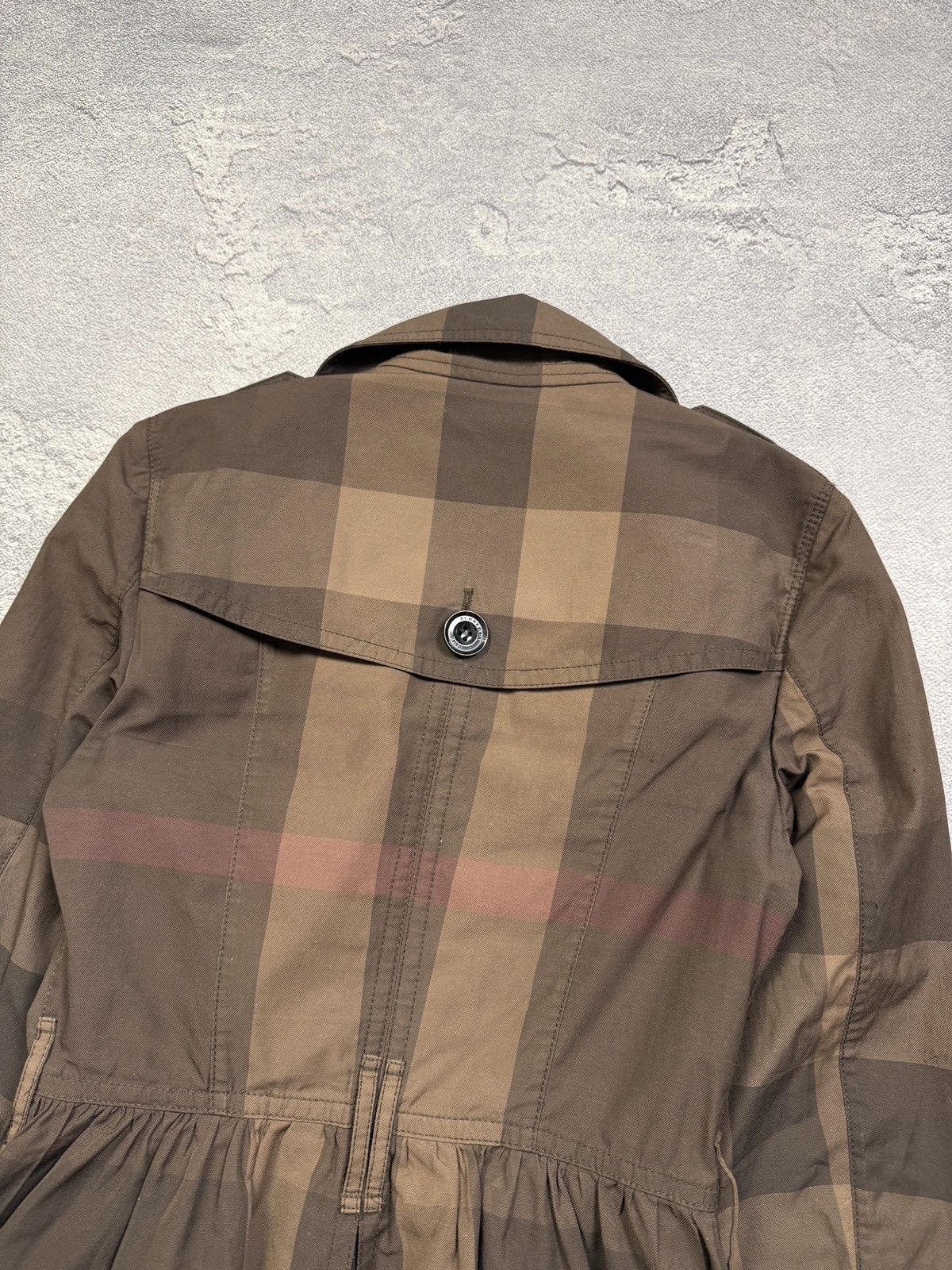 Burberry Burberry Brit Monogram Nova CheckWomans Trench Coat Size XS / US 0-2 / IT 36-38 - 13 Thumbnail