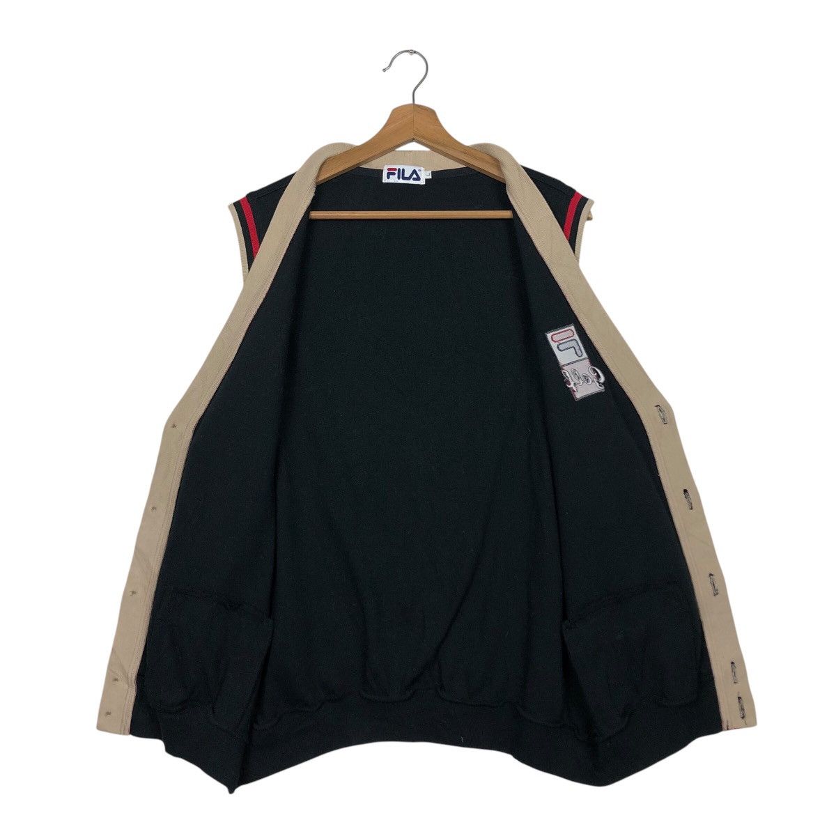 Fila × Japanese Brand 📌Vintage Vest Tank Top Fila Golf Big Logo Size US L / EU 52-54 / 3 - 14 Thumbnail