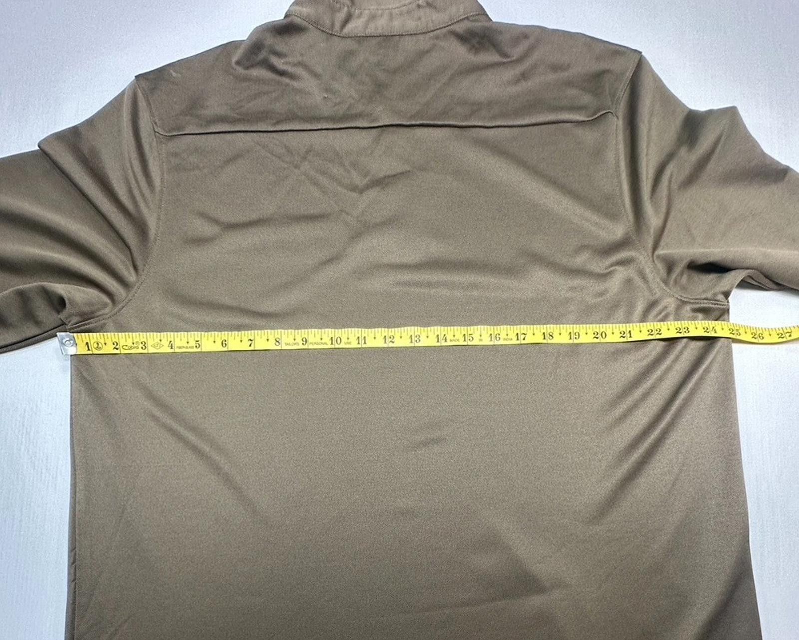 Axist Axist 1/4 Button Long Sleeve Pullover Shirt Copper Men's 2XL Size 48R - 5 Thumbnail
