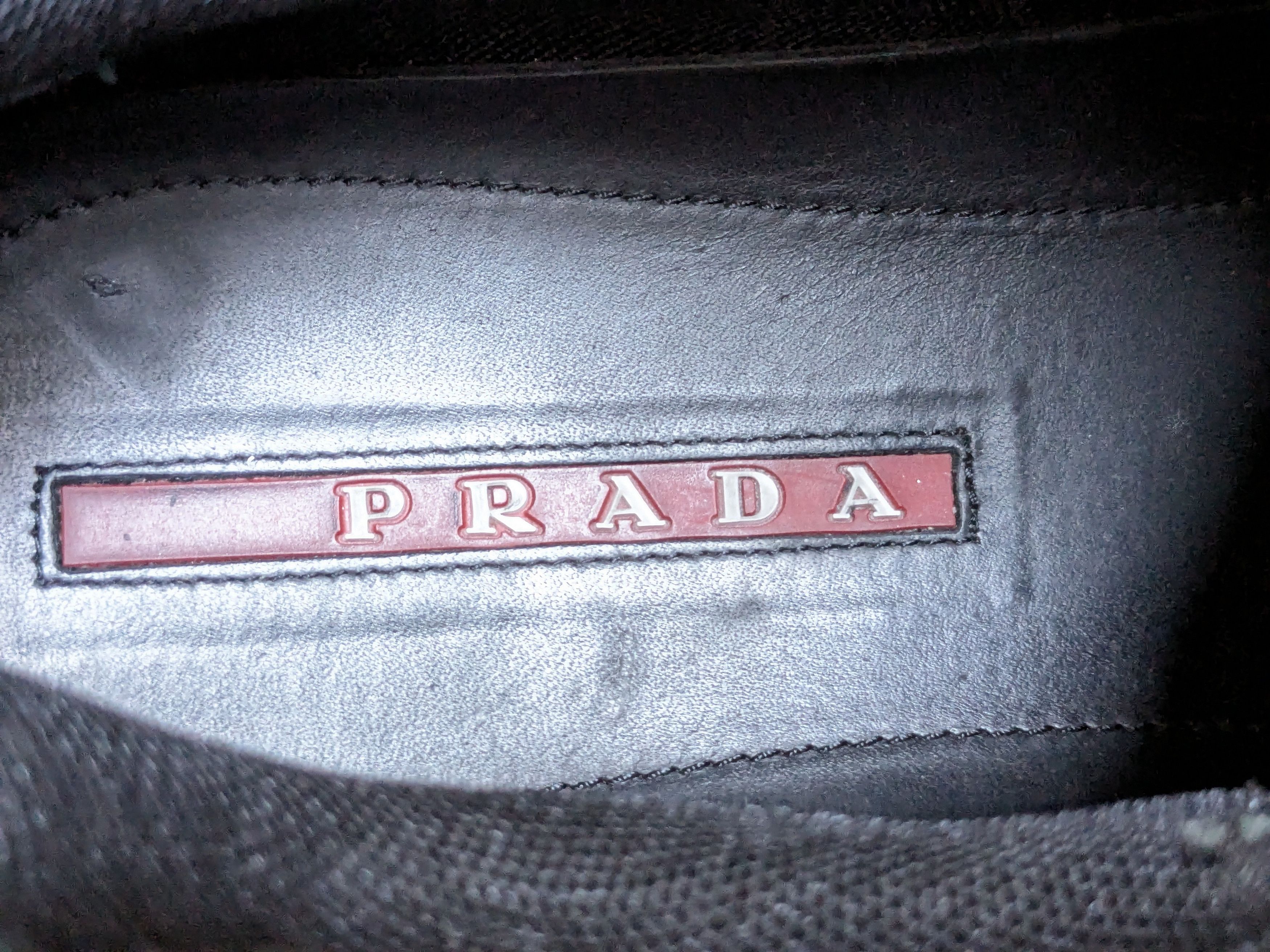 Prada Prada America's Cup Sneakers Black Red Low Tops 11 Size US 11 / EU 44 - 10 Thumbnail