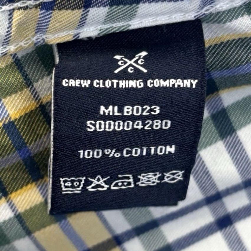 Vintage Crew Clothing Slim Fit Shirt Small Men’s Check Plaid Button-Up Long Sleeve VGC Size US S / EU 44-46 / 1 - 6 Thumbnail