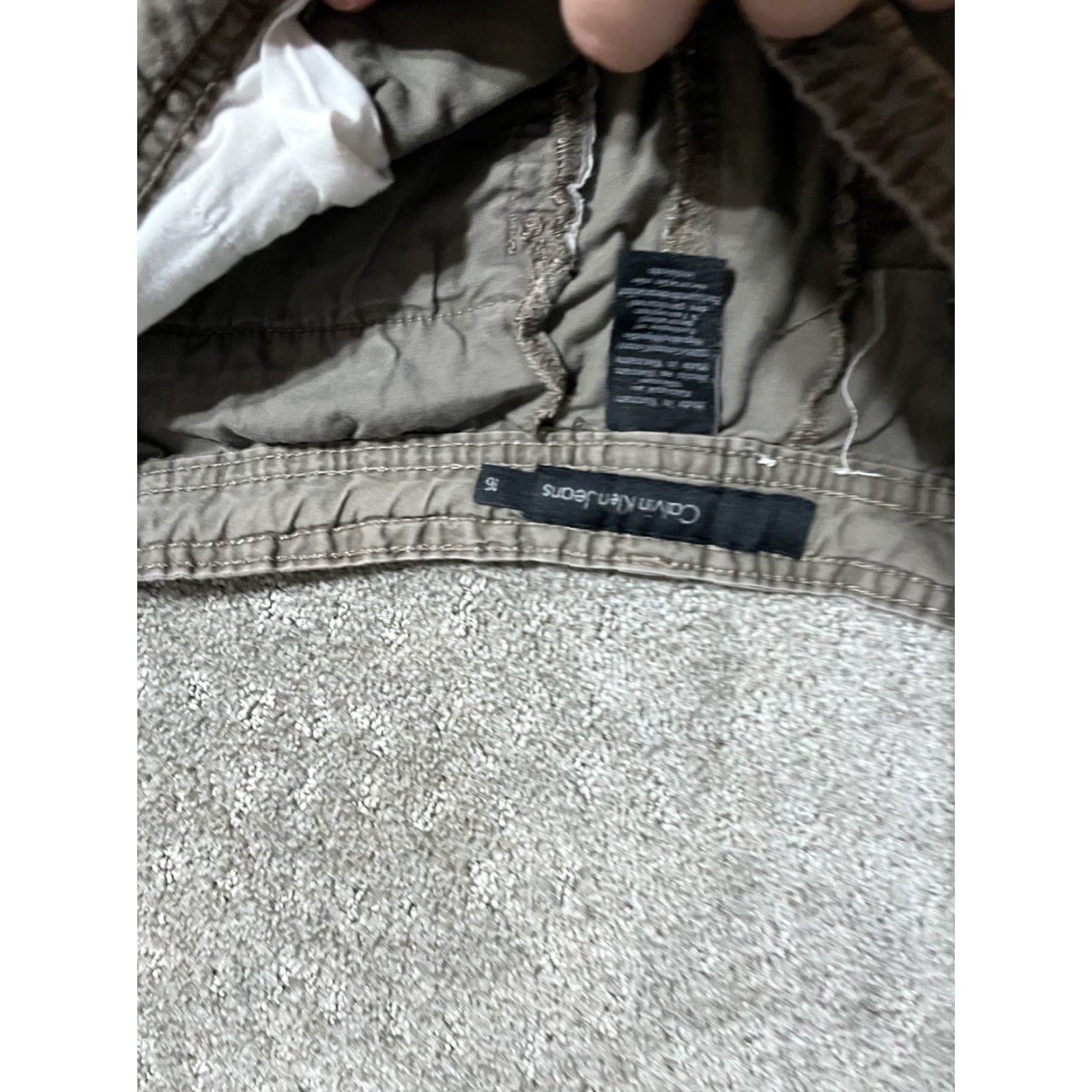 Calvin Klein Calvin Klein Jeans Women 16 Brown Solid Straight Leg Capri Fit Denim 24 in Inseam Regular Size 16 Womens Straight Size 38" / US 16 / IT 52 - 5 Thumbnail