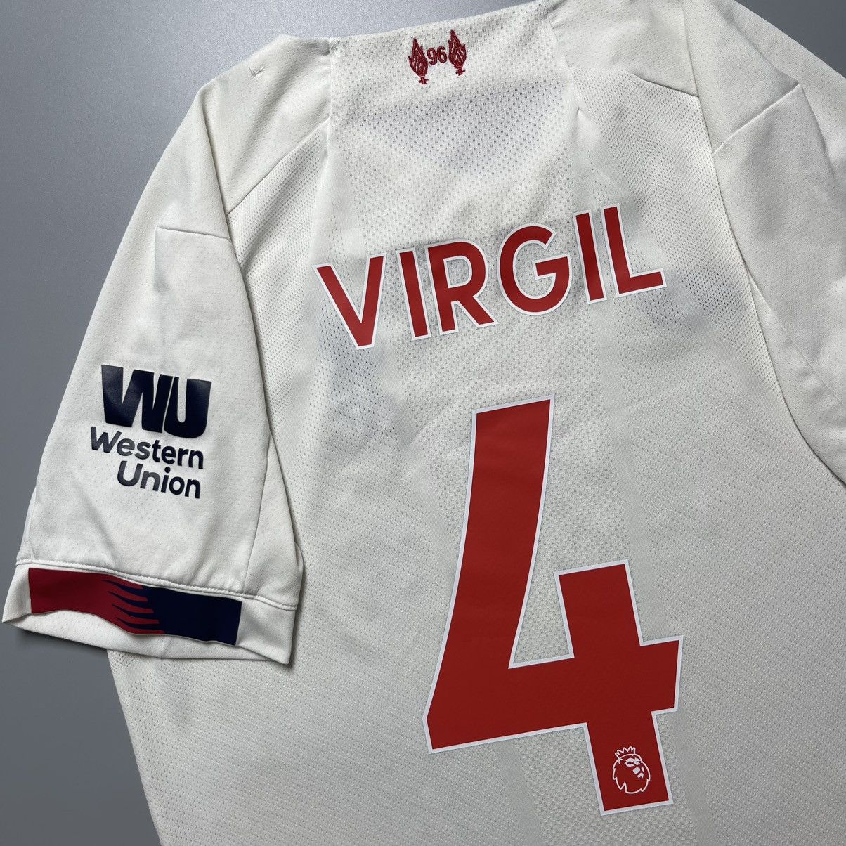 New Balance LIVERPOOL NEW BALANCE 2019/2020 SOCCER AWAY JERSEY #4 VIRGIL Size US M / EU 48-50 / 2 - 10 Thumbnail