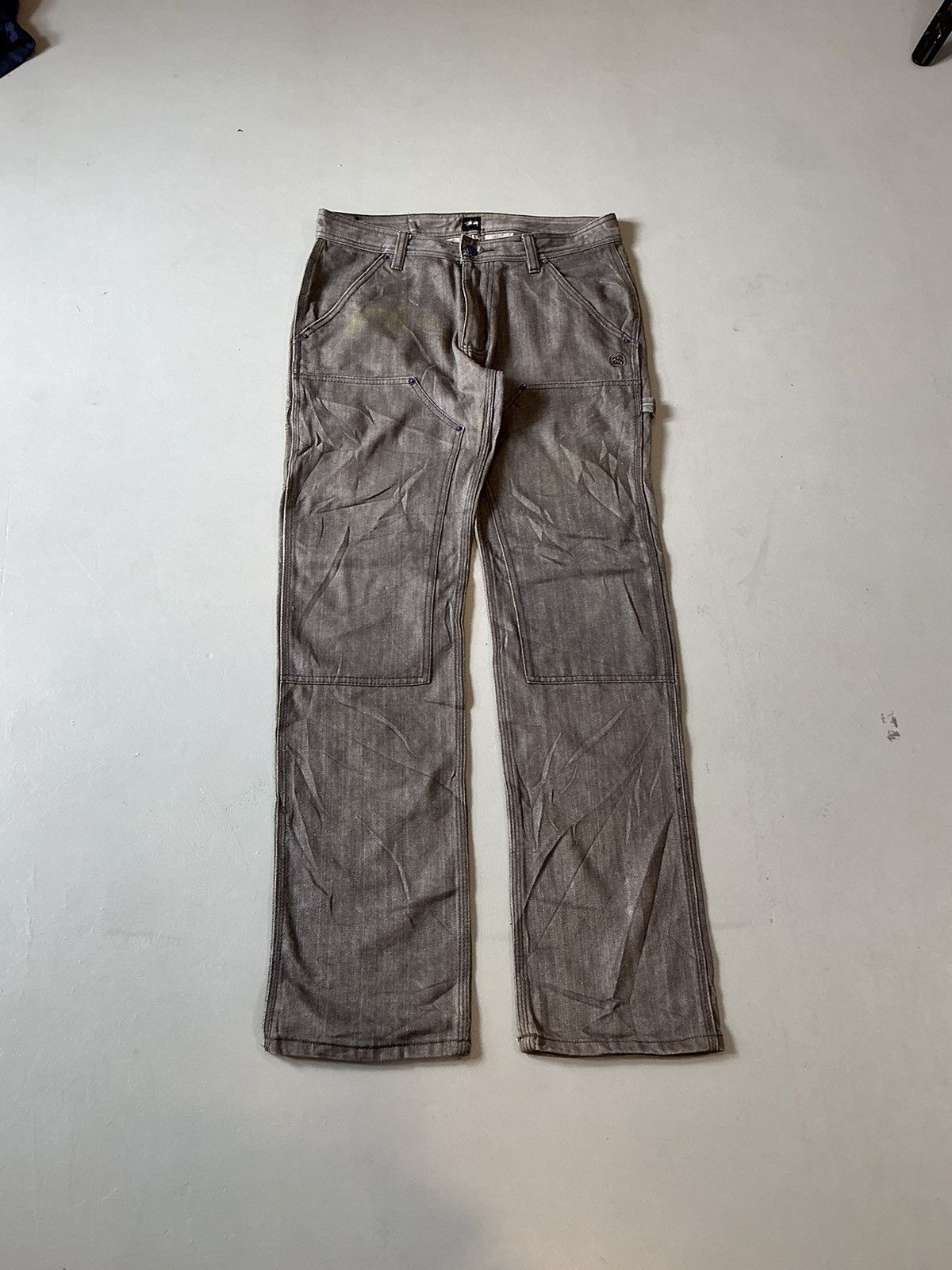 Stussy Vintage Stussy double knee denim Size US 34 / EU 50 - 1 Thumbnail