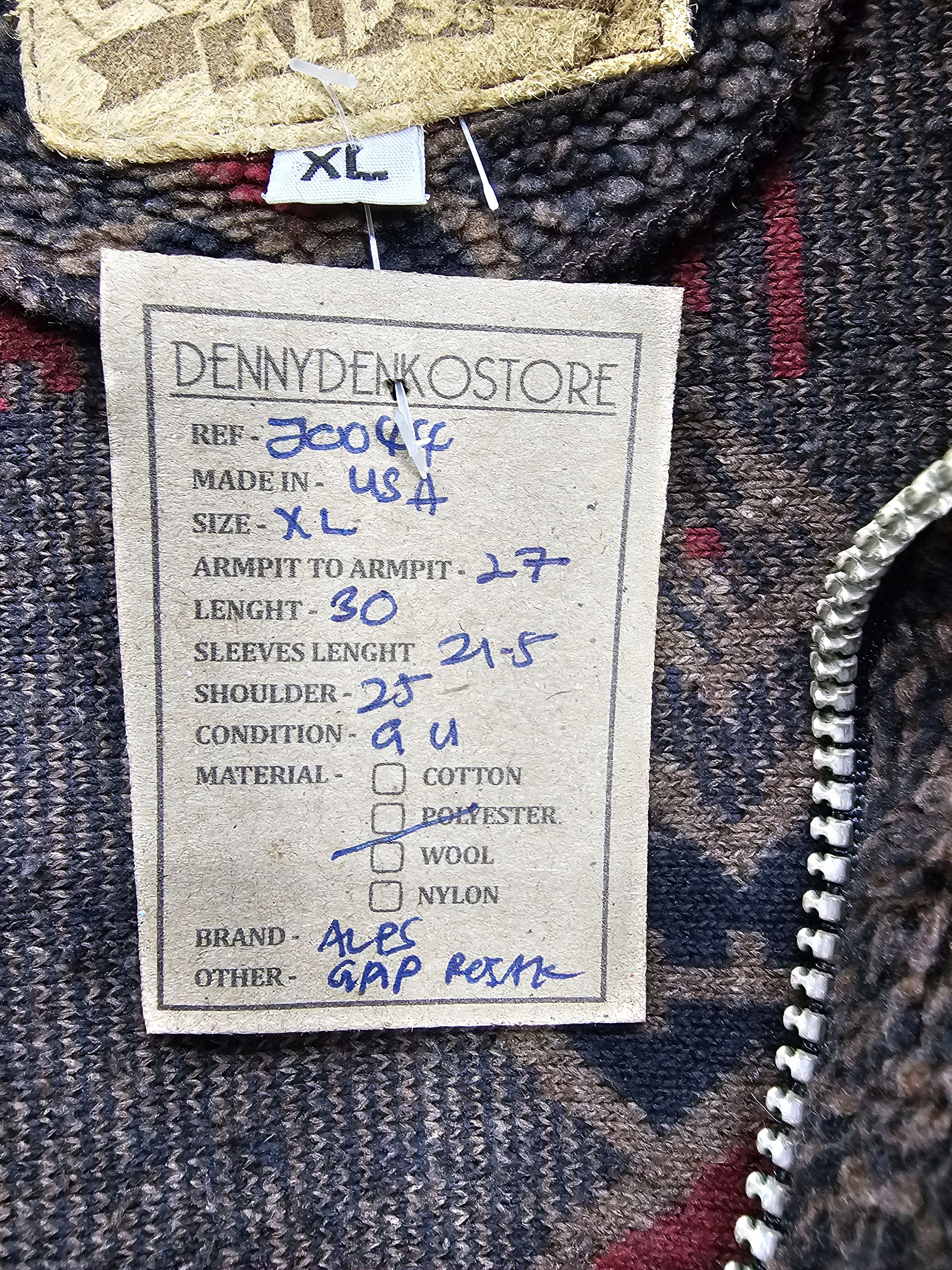 Other Vtg ALPS Aztec Abstract Design Hiking Fleece Jacket J0044 Size US XL / EU 56 / 4 - 12 Thumbnail