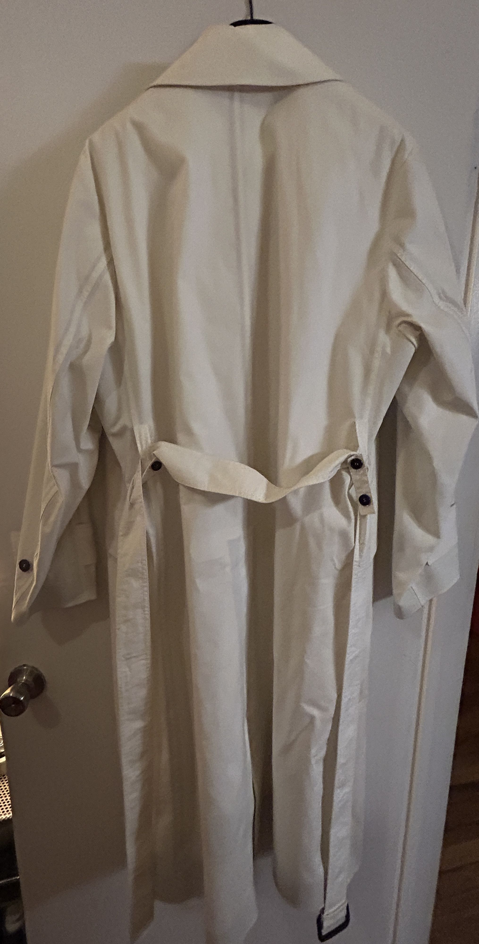 Calvin Klein 205W39NYC CK205W39NYC Raf Simons White Trench Coat Size US S / EU 44-46 / 1 - 5 Thumbnail