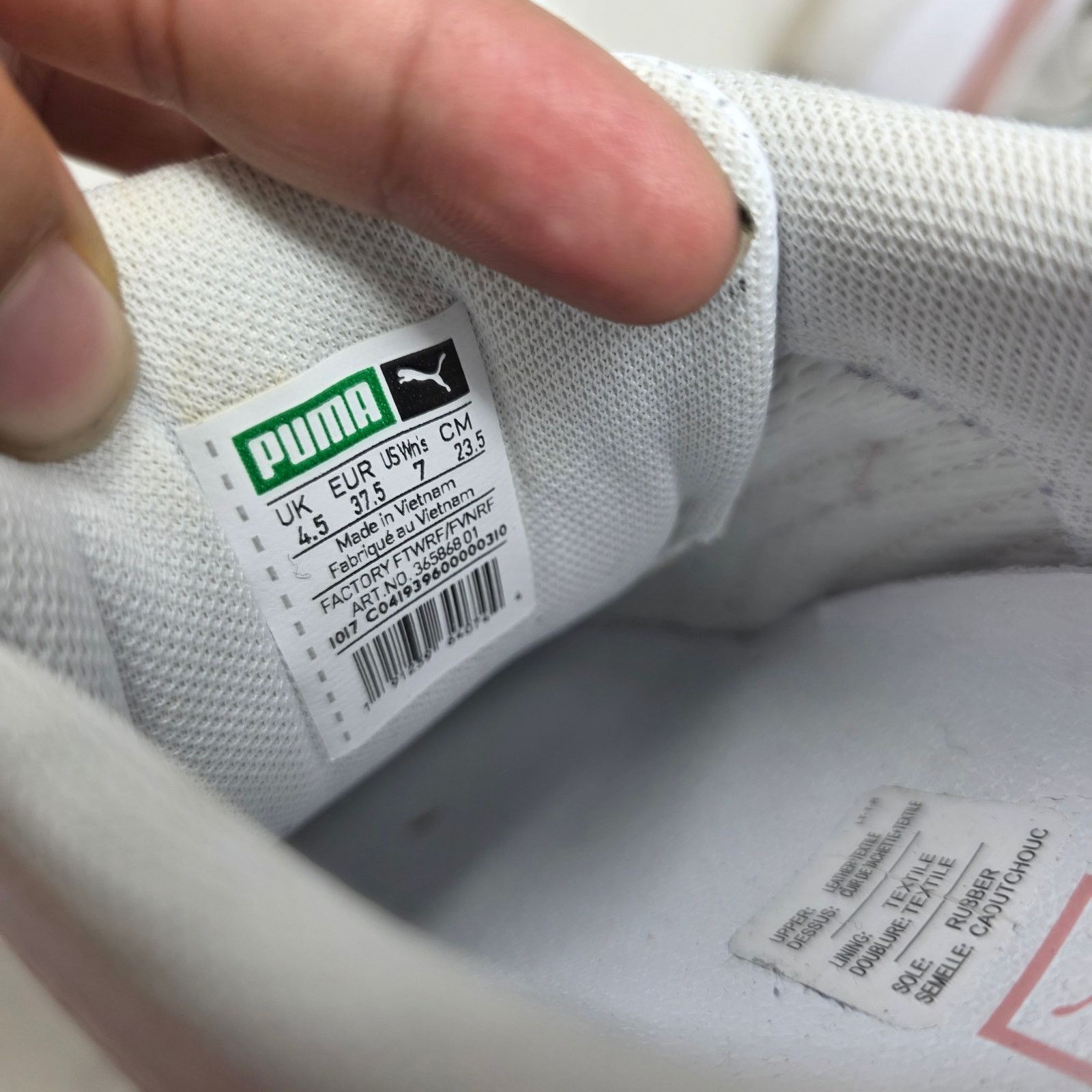 Puma Puma Smash V2 White Pink Sneakers Womens Size 7.5 Casual Size US 7.5 / IT 37.5 - 8 Thumbnail