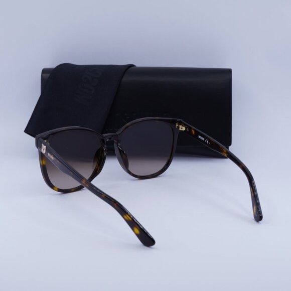 Moschino Moschino MOS074/F/S 0086 HA Sunglasses Havana Square Frame Size ONE SIZE - 10 Thumbnail