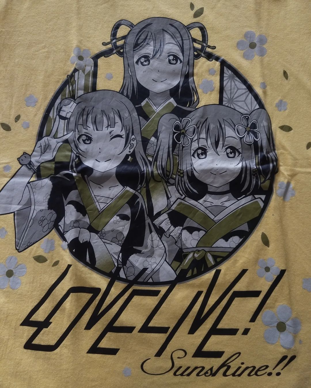 Anime × Japanese Brand Love Live Sunshine! Yellow Trio Art Anime Idol Tee Banpresto Size US L / EU 52-54 / 3 - 2 Thumbnail