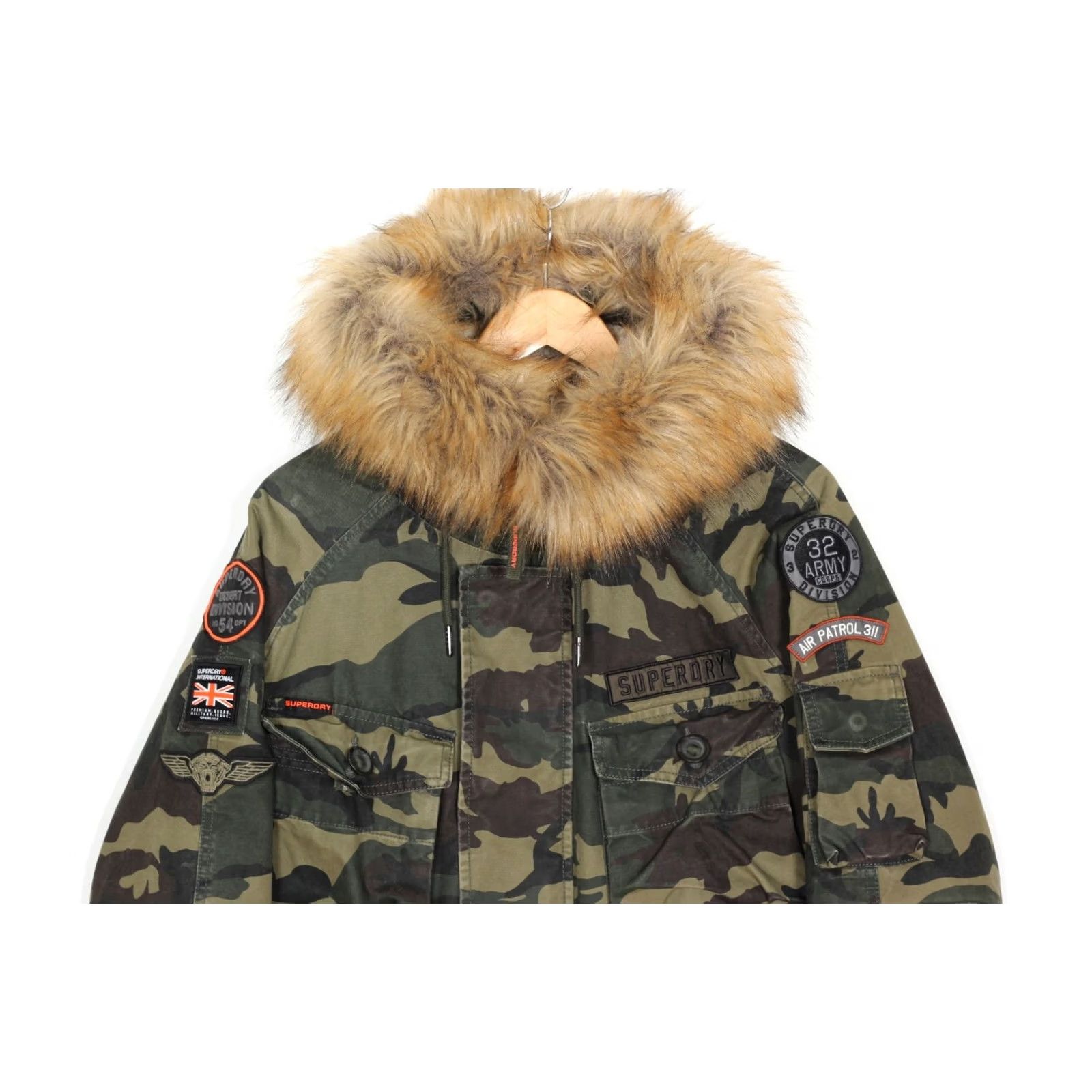 Superdry SUPERDRY Rookie Fur Hooded Camouflage Parka Jacket Men XL MJ6333 Size US XL / EU 56 / 4 - 3 Thumbnail