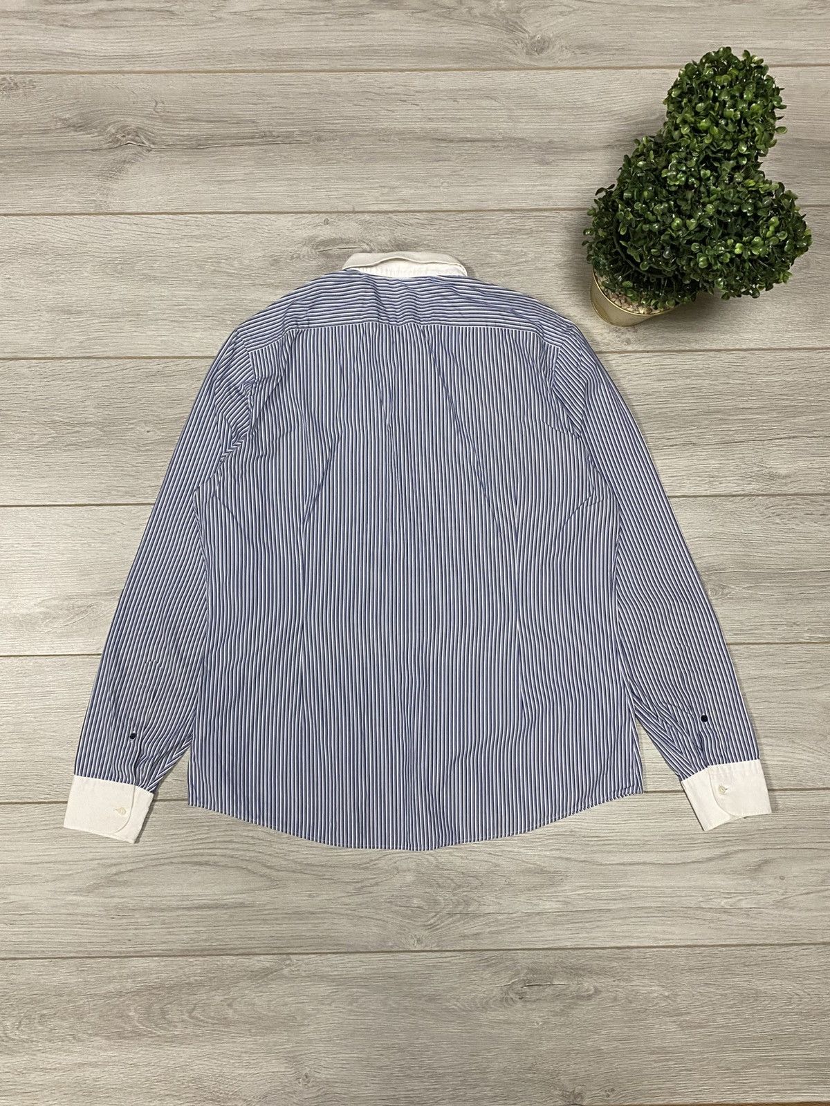 Gucci Gucci stripped shirt rare buttons Size US M / EU 48-50 / 2 - 11 Thumbnail