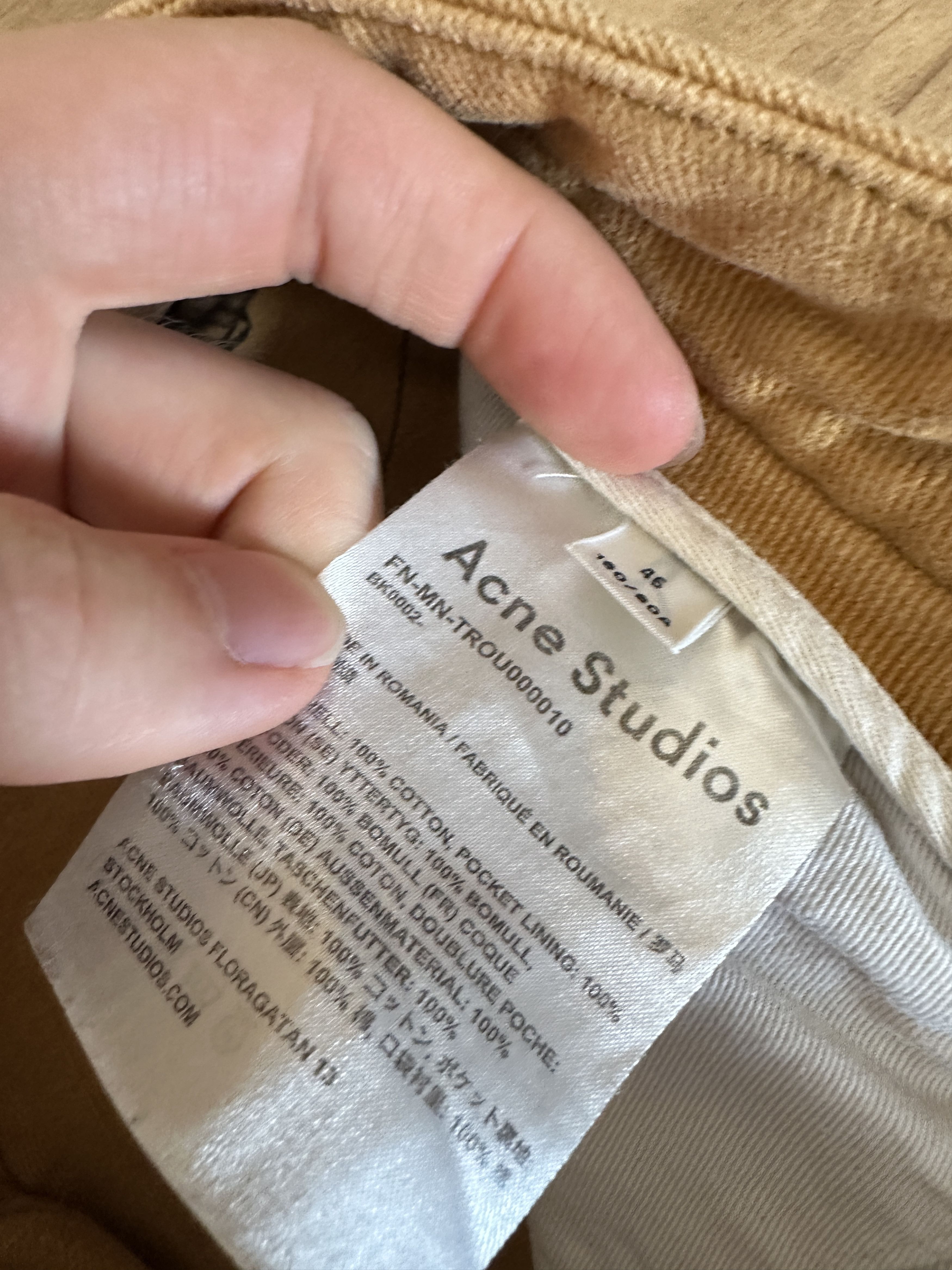Acne Studios Acne Studios Straight Leg Trousers Size US 32 / EU 48 - 4 Thumbnail