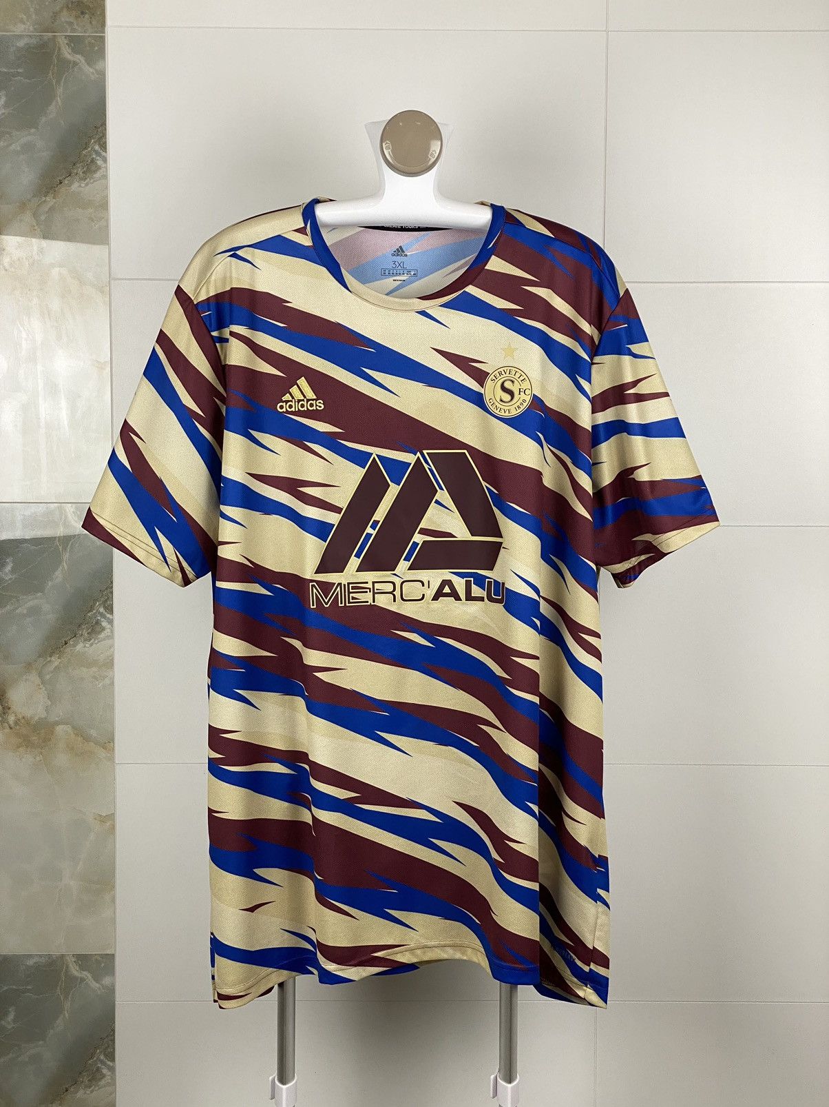 Adidas FC Servette Geneve 1890 football jersey Adidas size 3XL Size US XXL / EU 58 / 5 - 1 Thumbnail