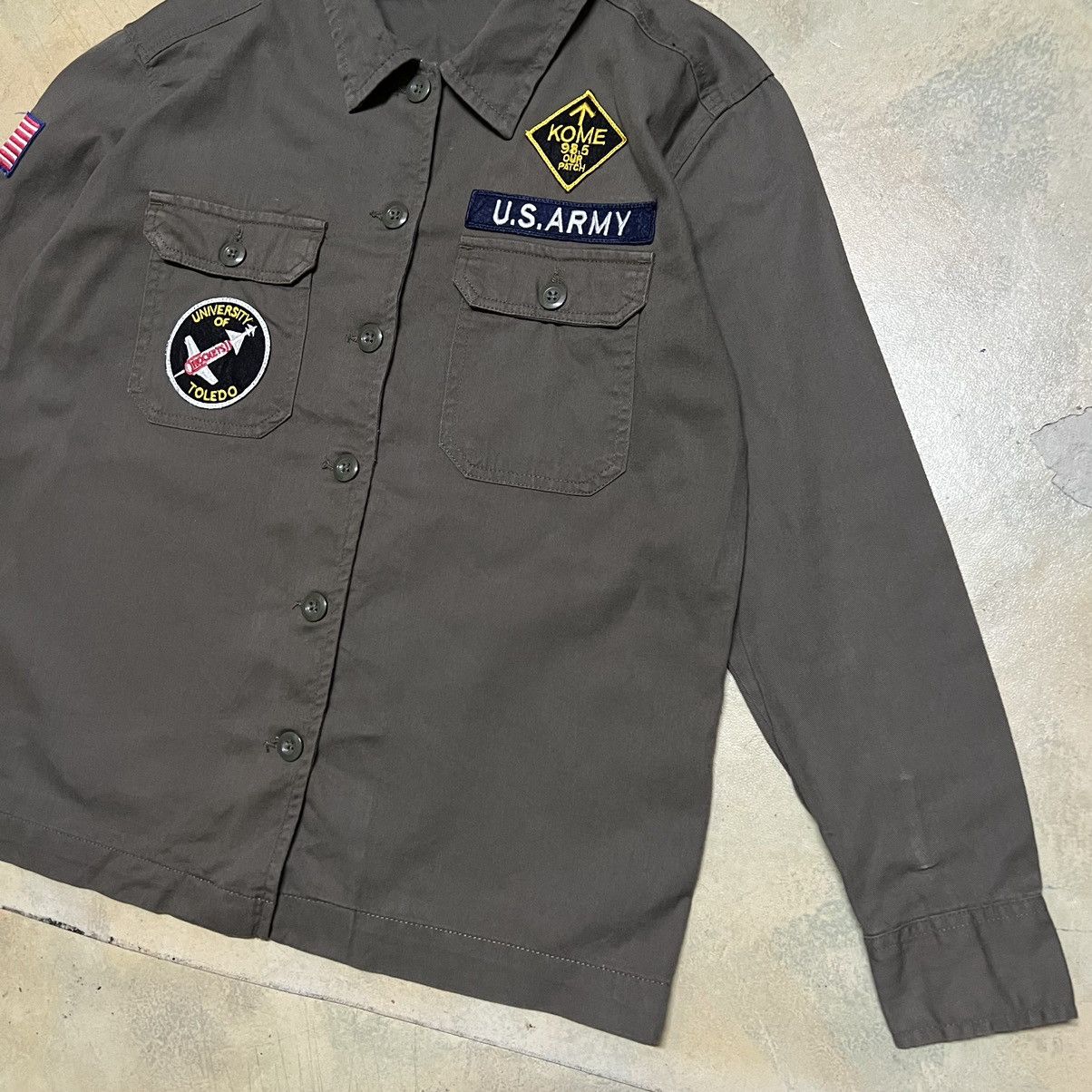 Japanese Brand Japanese Brand Browny Army Style Button Up Shirt Size US S / EU 44-46 / 1 - 2 Thumbnail