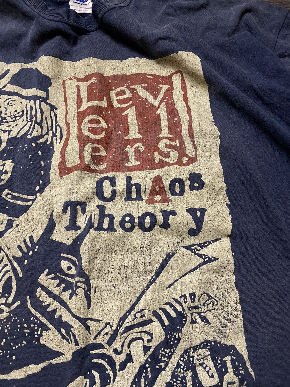 Band Tees × Gildan THE LEVELLERS VINTAGE T-SHIRT Size US XXL / EU 58 / 5 - 5 Thumbnail