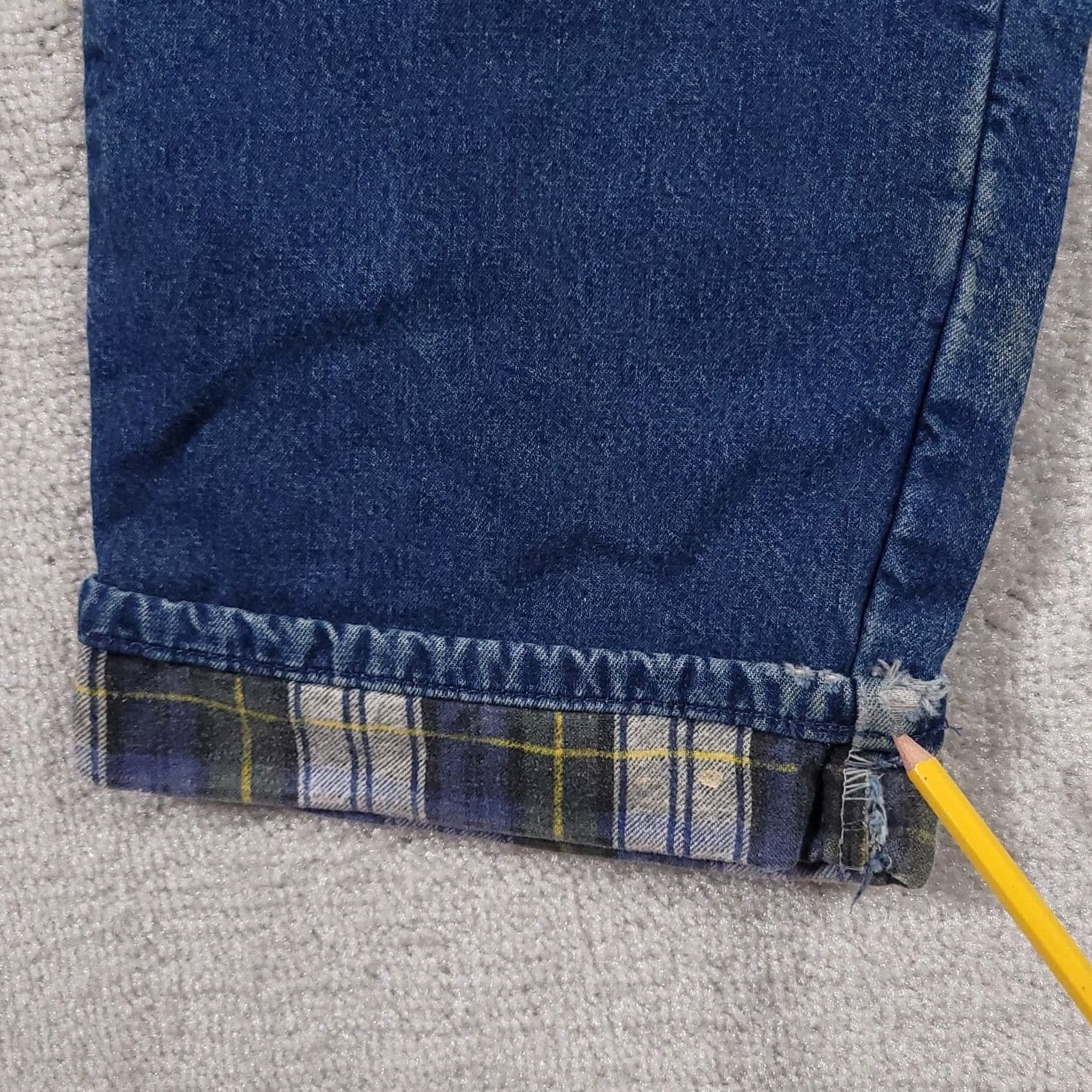 Dickies Dickies Jeans Mens 40X30 Regular Denim Straight Leg 38X27 Belt Loops 5-Pocket Lined Distressed Workwear Style Size US 40 / EU 56 - 7 Thumbnail