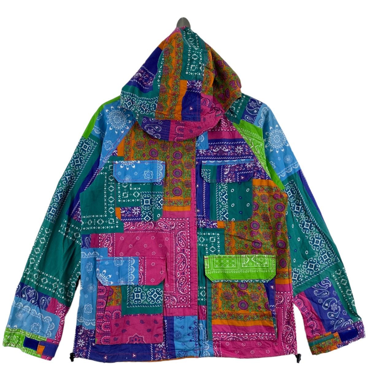 Japanese Brand TITICACA Japanese Brand Sashiko Patches Overprint Multi Size US M / EU 48-50 / 2 - 1 Thumbnail