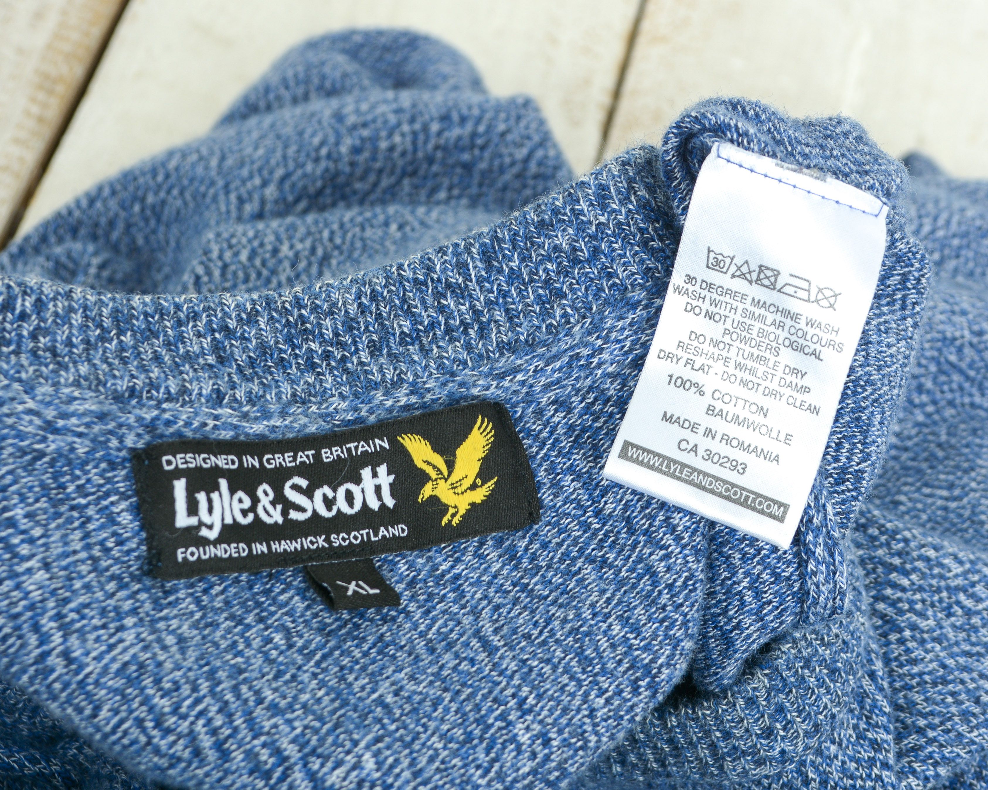 Lyle & Scott Sweatshirt Sweater Jumper XL Pullover Crew Neck Thin Knit Size US XL / EU 56 / 4 - 6 Thumbnail