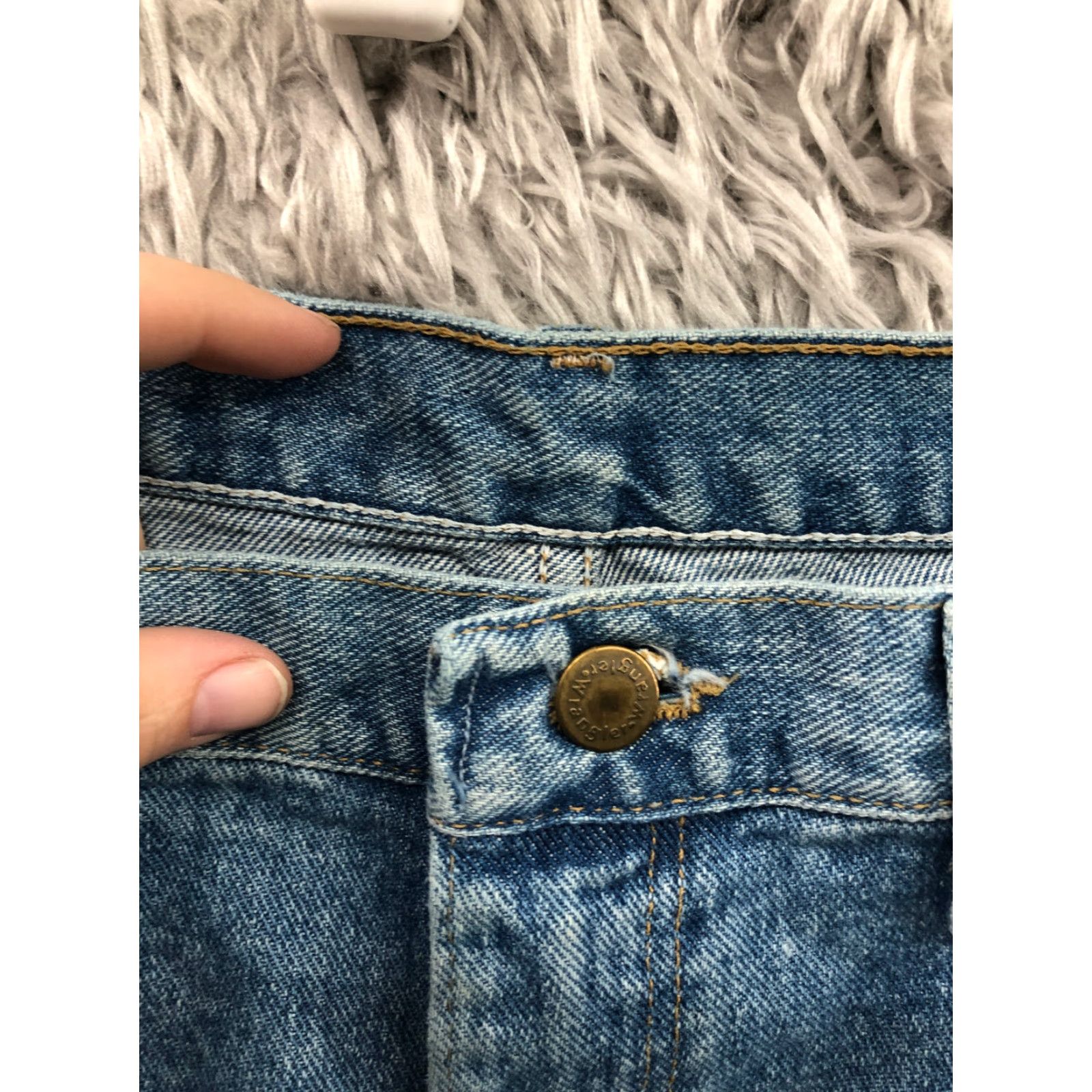 Wrangler Wrangler Rugged Wear Jeans Size 38x32 Mens Mid Rise Straight Leg Wash Blue Denim Size US 38 / EU 54 - 7 Thumbnail
