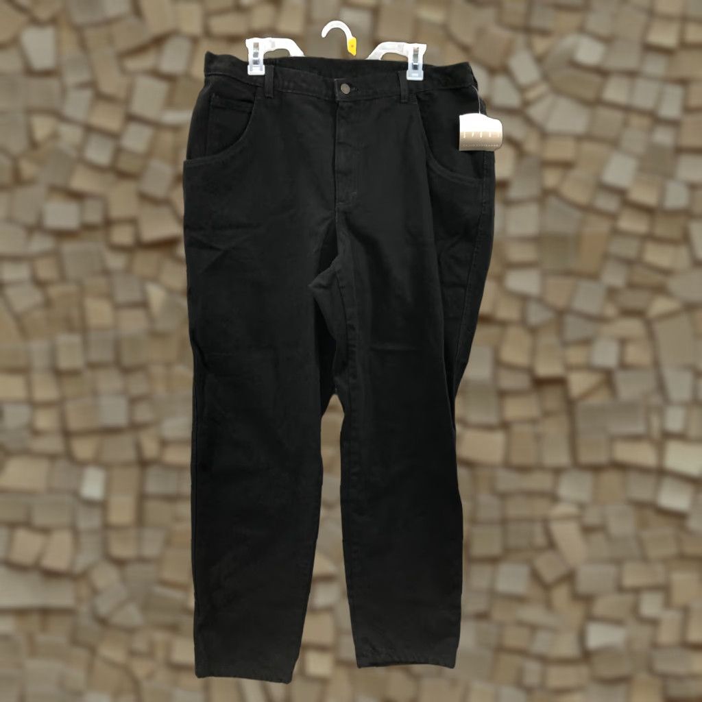 Vintage Elizabeth Jeans Women's Plus Size 18 High Rise Dark Wash Black Denim Skinny 5-Pocket Elizabeth Sport by Liz Claiborne Womens Jeans Mens? Size 40" / US 18 - 1 Thumbnail
