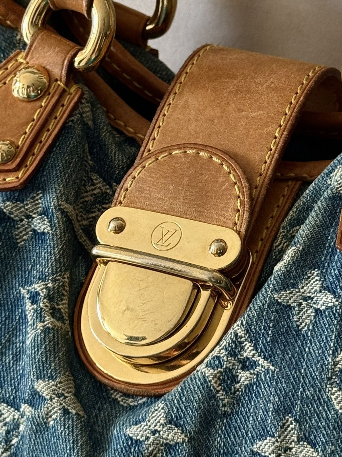 Louis Vuitton × Marc Jacobs Louis Vuitton - Marc Jacobs - 2005 - Mini Pleaty Denim Bag Size ONE SIZE - 10 Thumbnail