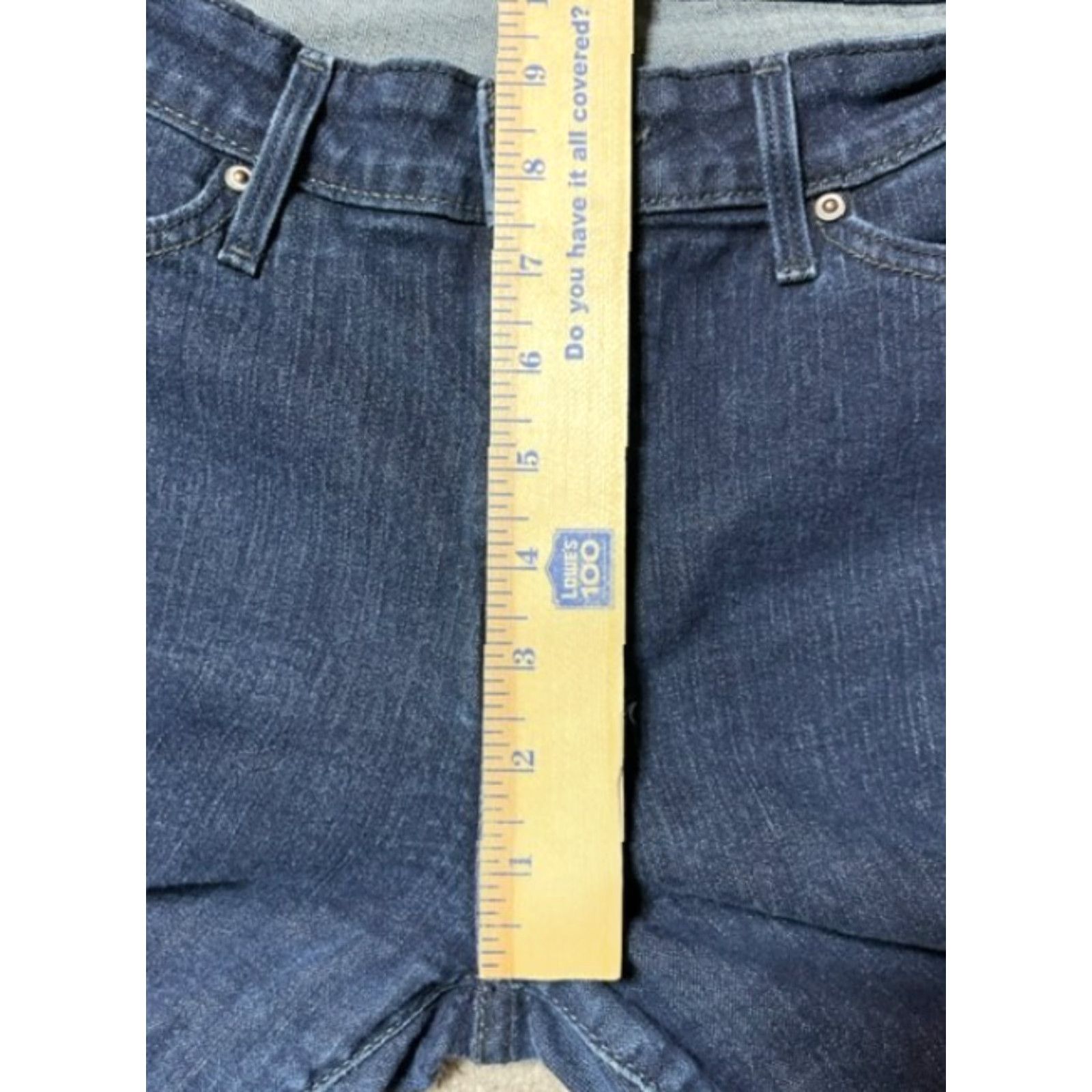 Levi's Levi's Legging Skinny Jeans Womens 14M 32x32 Dark Wash Blue Denim Jeans Regular Womens Size 24" / US 00 / IT 34 - 4 Thumbnail