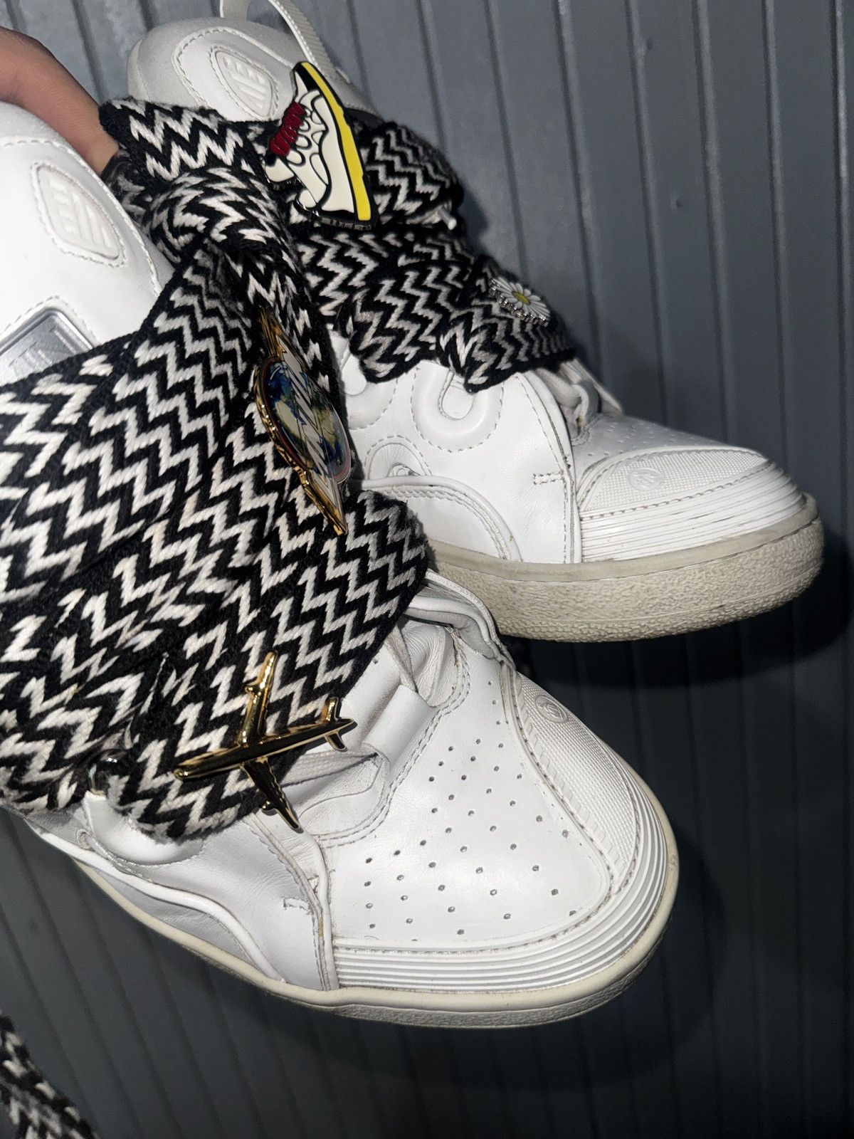 Lanvin Lanvin Future Curb Sneakers Pins Size US 11.5 / EU 44-45 - 8 Thumbnail