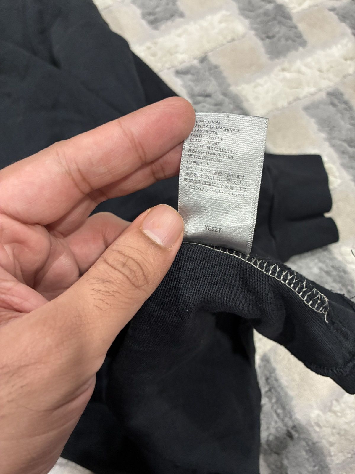 Kanye West Yeezy Season 7 Black Long Sleeve Crew Neck Shirt Size US L / EU 52-54 / 3 - 4 Thumbnail