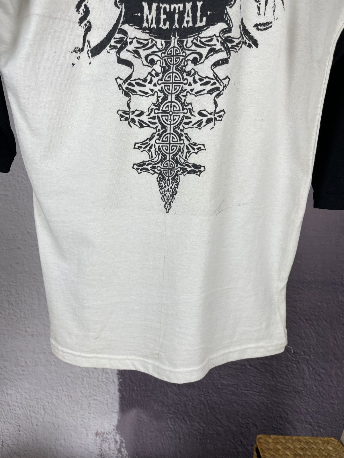 Band Tees Vintage lamb of god true American metal 3/4 sleeve tee shirt Size US S / EU 44-46 / 1 - 9 Thumbnail