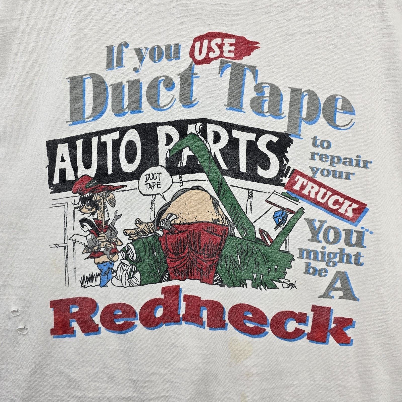 Other Vtg Jeff Foxworthy If You Use Duct Tape Redneck Shirt XL Size US XL / EU 56 / 4 - 3 Thumbnail