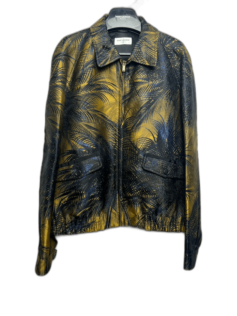 Saint Laurent Paris Saint Laurent Palm Tree Embroidered Jacket Size US L / EU 52-54 / 3 - 1 Thumbnail