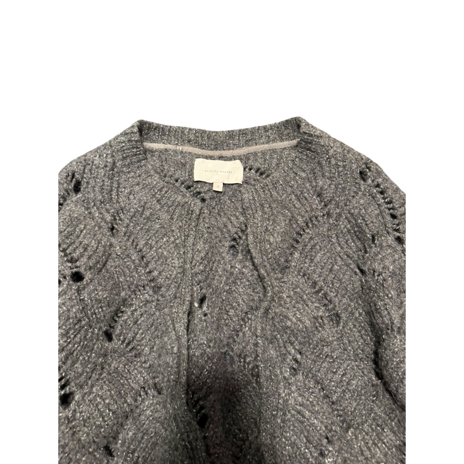 Brochu Walker Brochu Walker Restoin Grey Open Front Cardigan Small Alpaca Wool Blend User: Brochu Walker Restoin Grey Open Front Cardigan Small Alpaca Wool Blend Size S / US 4 / IT 40 - 6 Thumbnail