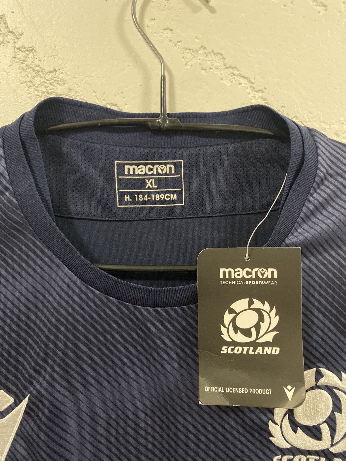 Macron Macron Scotland 2020-21 Rugby Home Jersey Size: XL New Size US XL / EU 56 / 4 - 2 Thumbnail