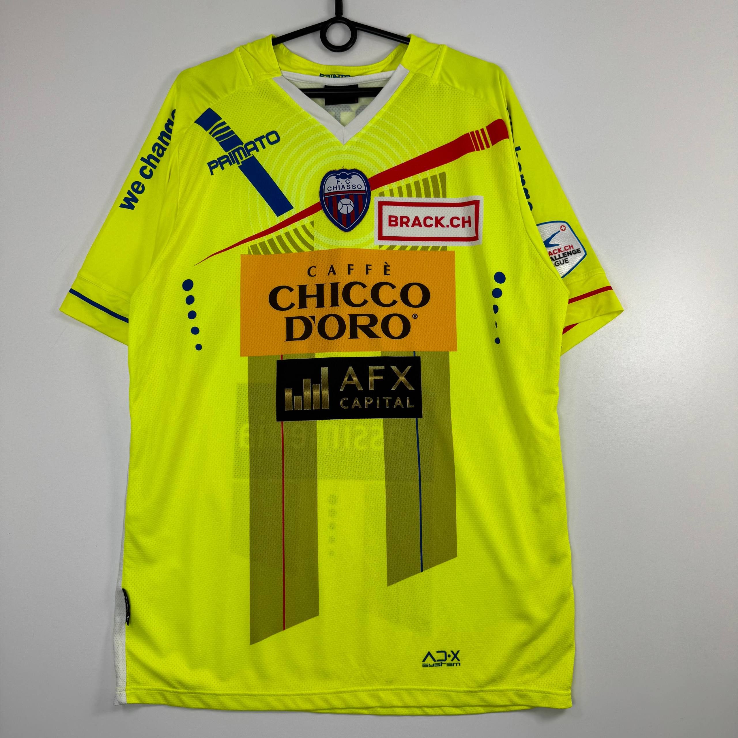 Other FC Chiasso Primato Match Worn Jersey Neon Mens Size 3XL Size US XXL / EU 58 / 5 - 1 Thumbnail