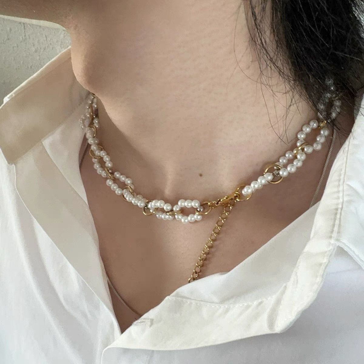 Japanese Brand × Vintage Retro punk necklace Size ONE SIZE - 1 Thumbnail