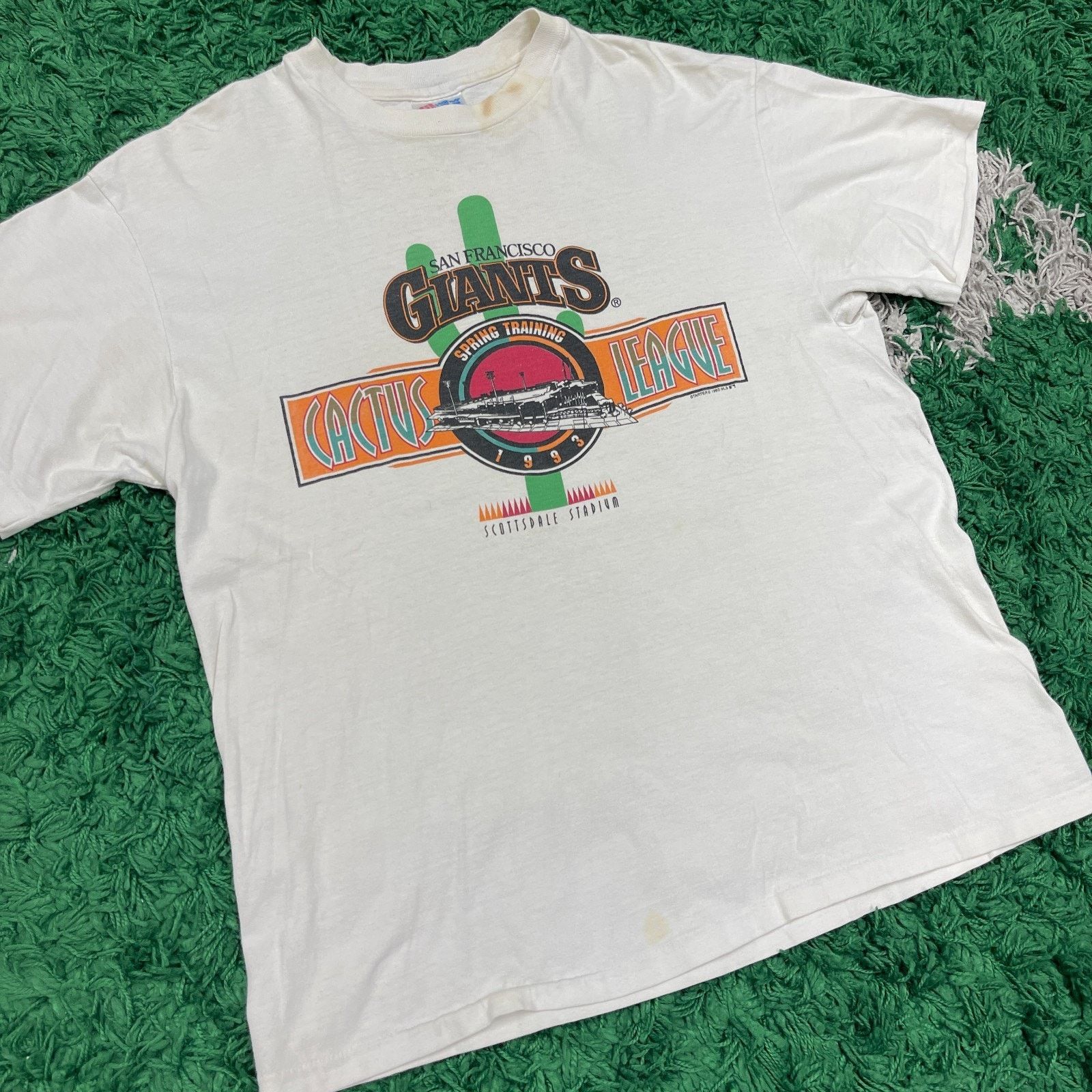 Vintage vintage 1993 SF Giants "Cactus League" spring training Tee Size US L / EU 52-54 / 3 - 2 Thumbnail