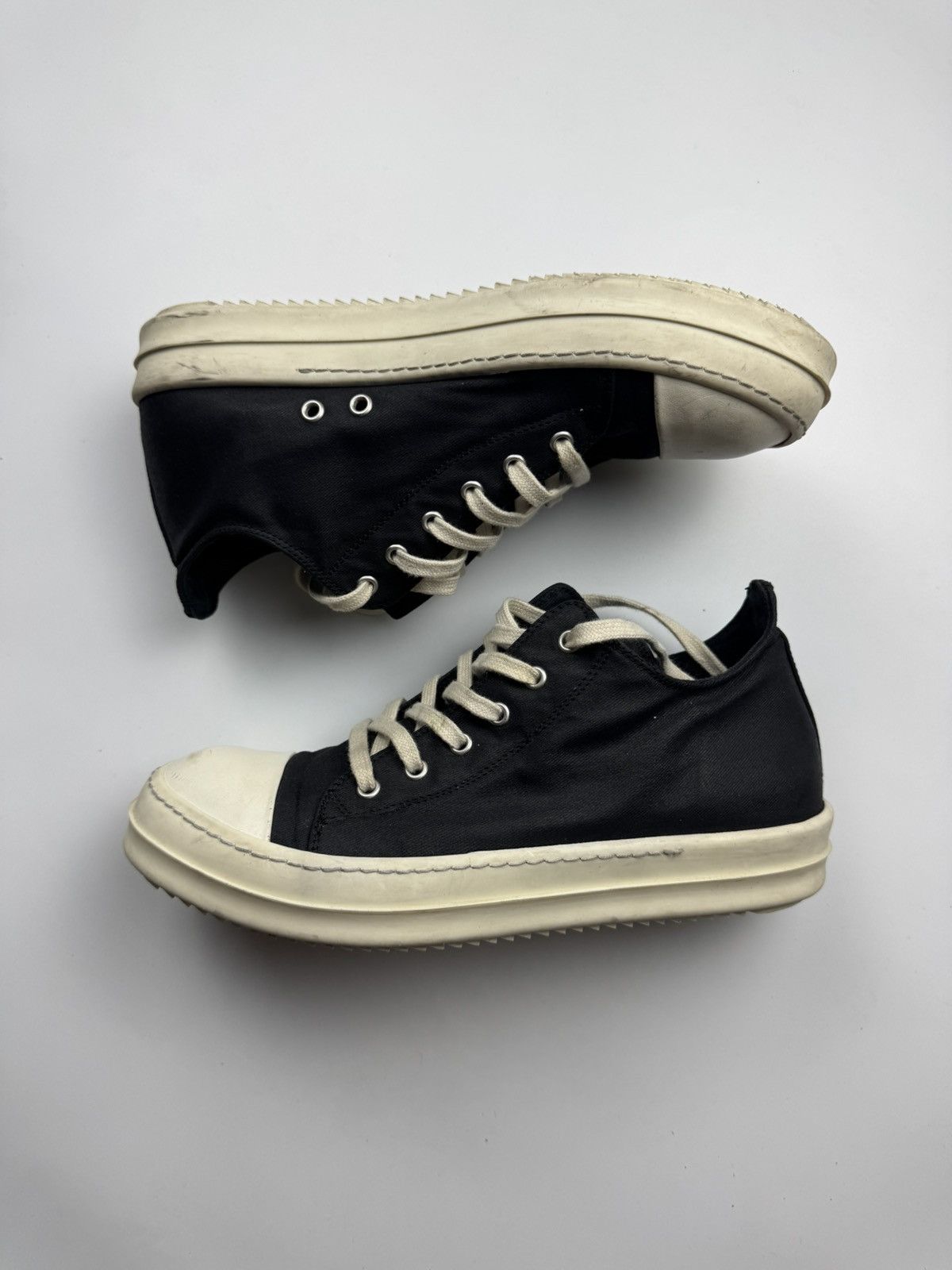 Rick Owens Drkshdw Rick Owens Drkshdw Ramones Low Size US 8 / EU 41 - 1 Thumbnail