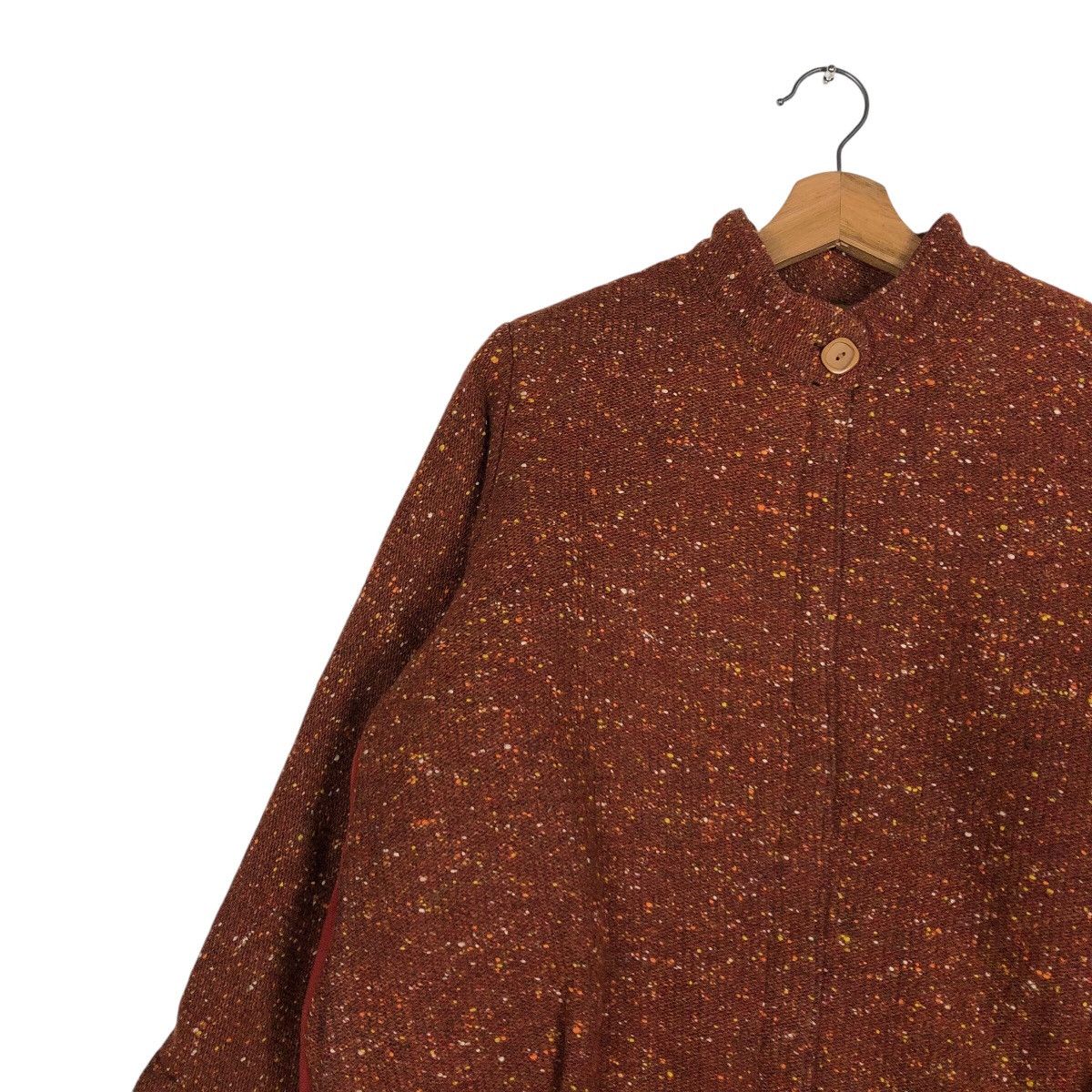 Japanese Brand 📌Vintage Wool Bomber Jacket Herringbone Nemeth Design Size US M / EU 48-50 / 2 - 8 Thumbnail