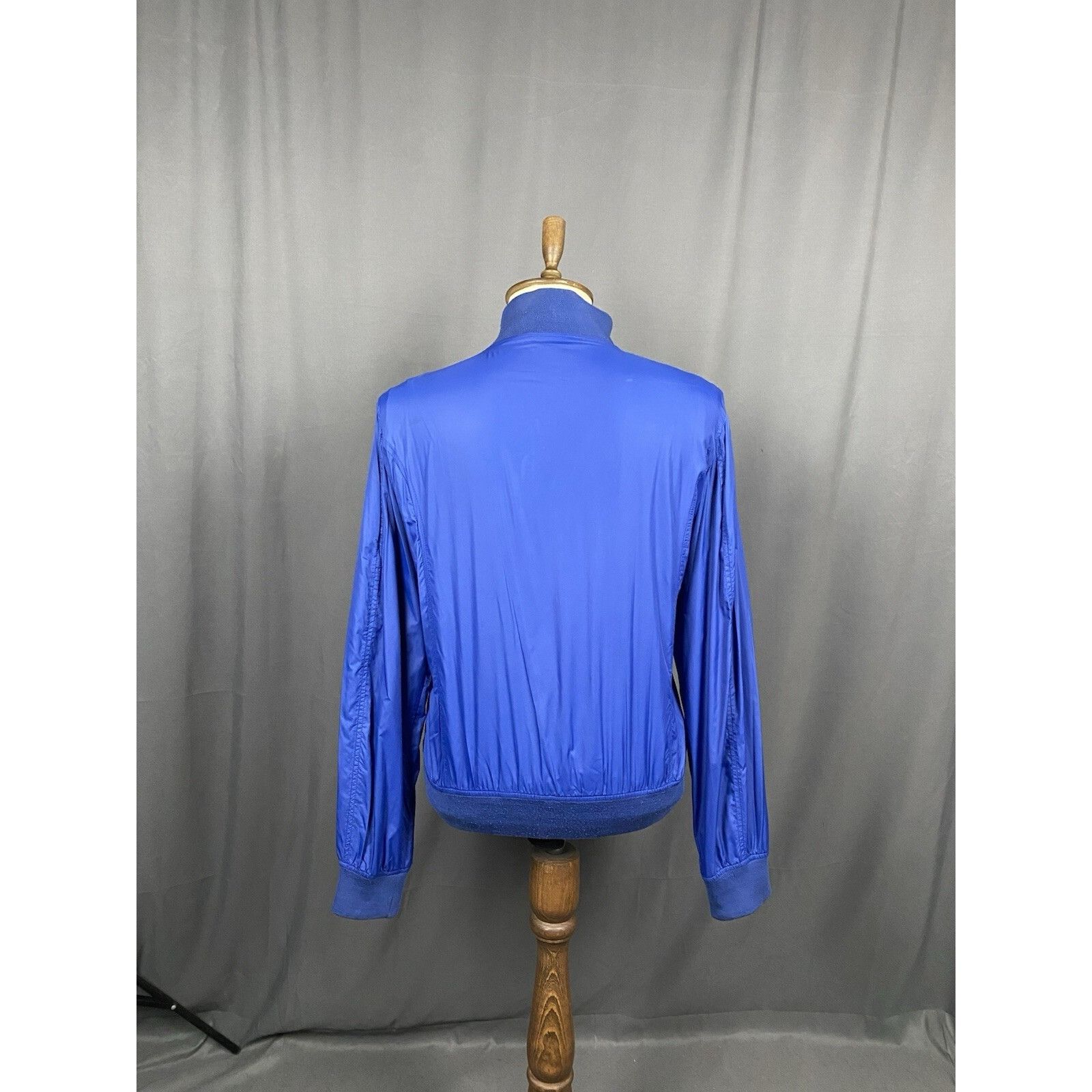 Aspesi Alberto Aspesi Men's Blue High Neck Bomber Jacket Size 2XL Size US XXL / EU 58 / 5 - 7 Thumbnail