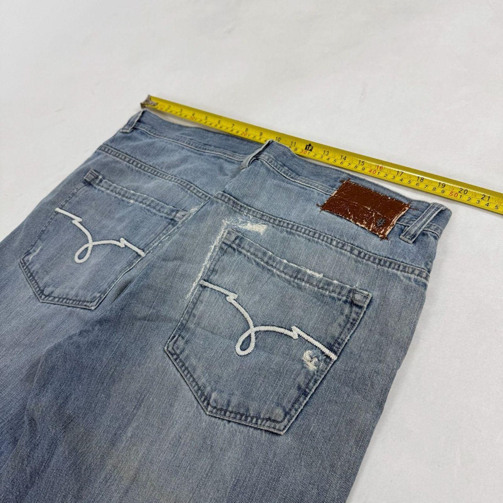 Ecko Unltd. × JNCO × Vintage Vintage y2k grunge ecko unltd archive baggy wide leg jeans Size US 40 / EU 56 - 5 Thumbnail