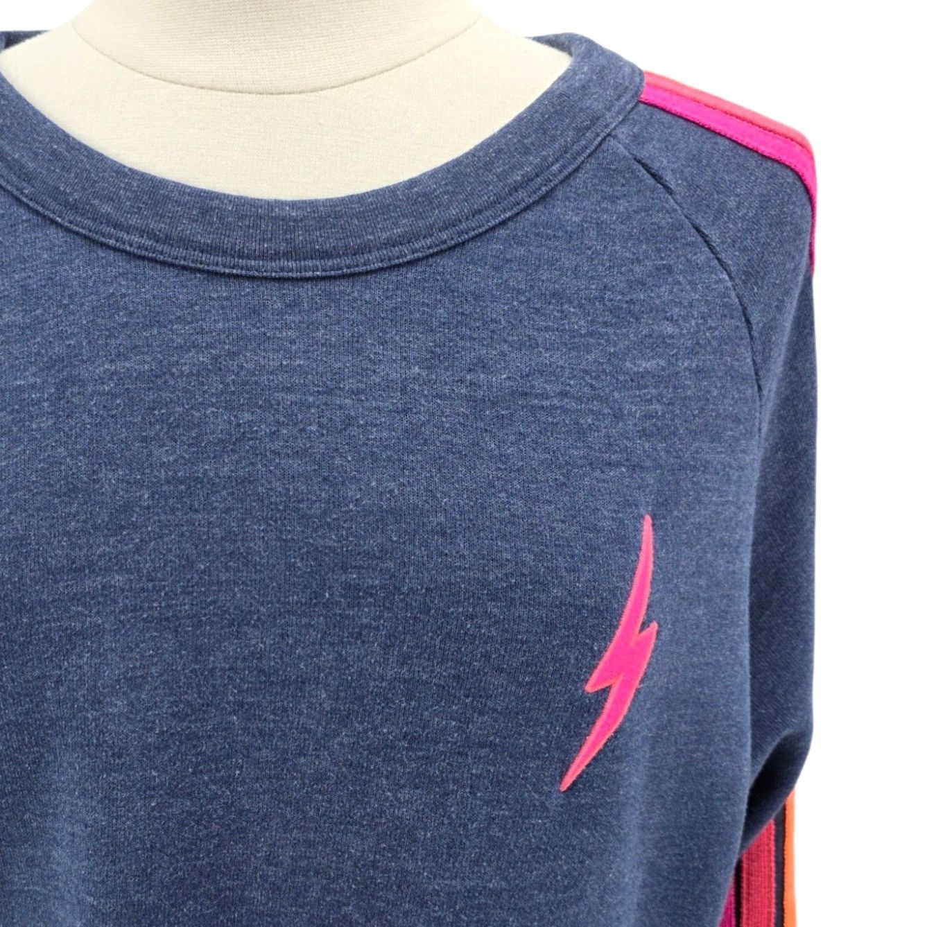 Aviator Nation Aviator Nation Womens Large Sweatshirt Bolt Cropped Classic Size L / US 10 / IT 46 - 4 Thumbnail