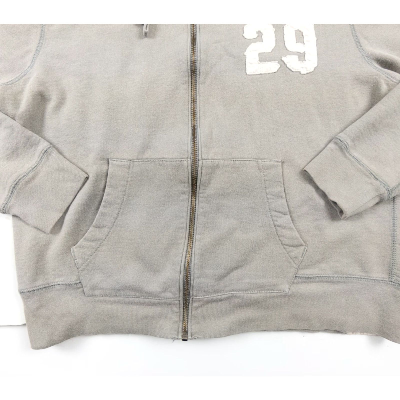 Gap Gap Sweatshirt Women's Large Gray Full Zip Hoodie Size L / US 10 / IT 46 - 3 Thumbnail